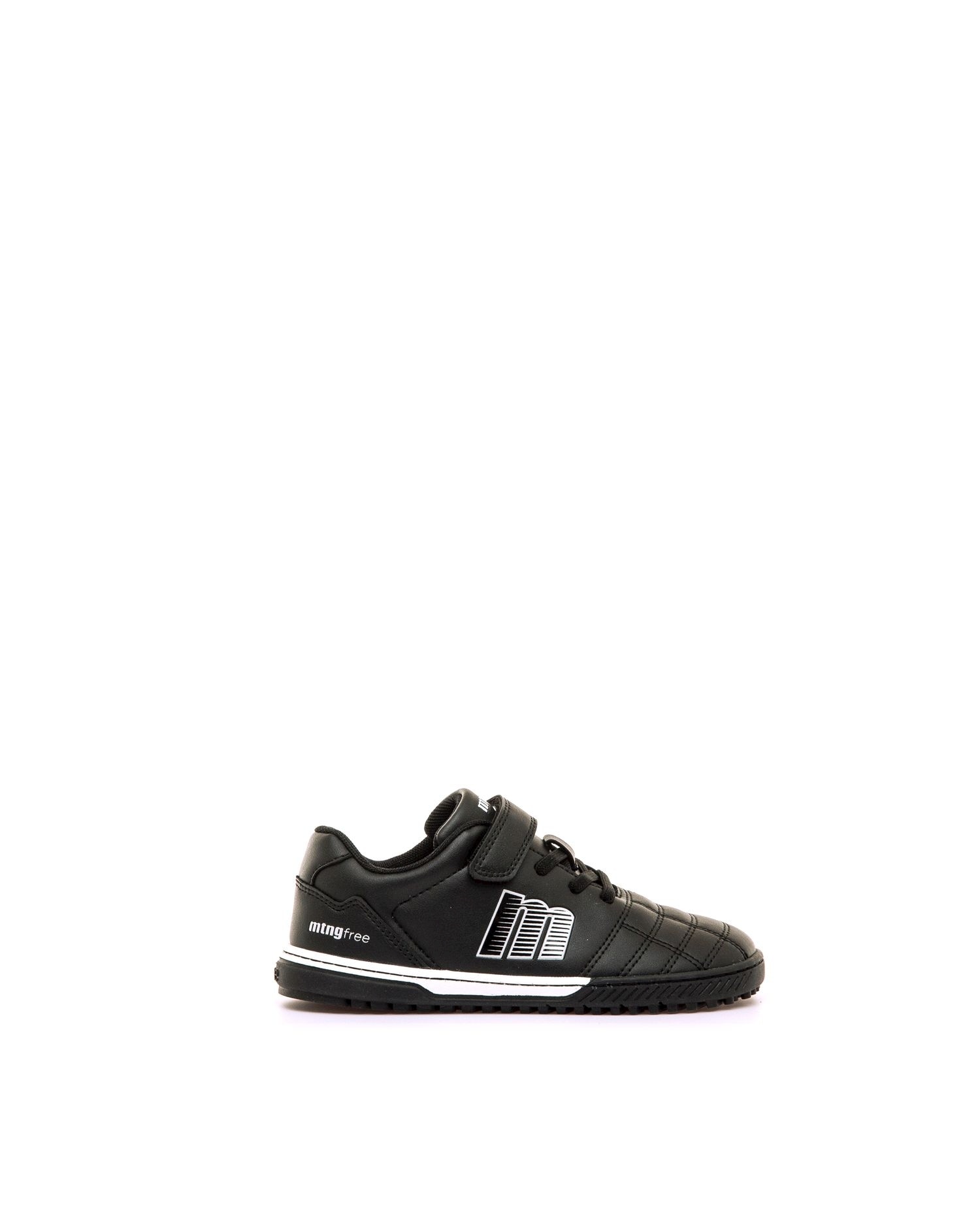 Imagen 1 de Zapatillas deportivas de niño estilo futbol con piso respetuoso - Mustang - Negro Negro
