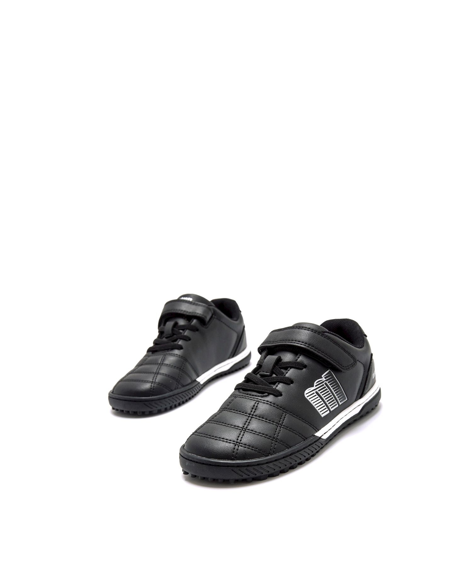Imagen 2 de Zapatillas deportivas de niño estilo futbol con piso respetuoso - Mustang - Negro Negro