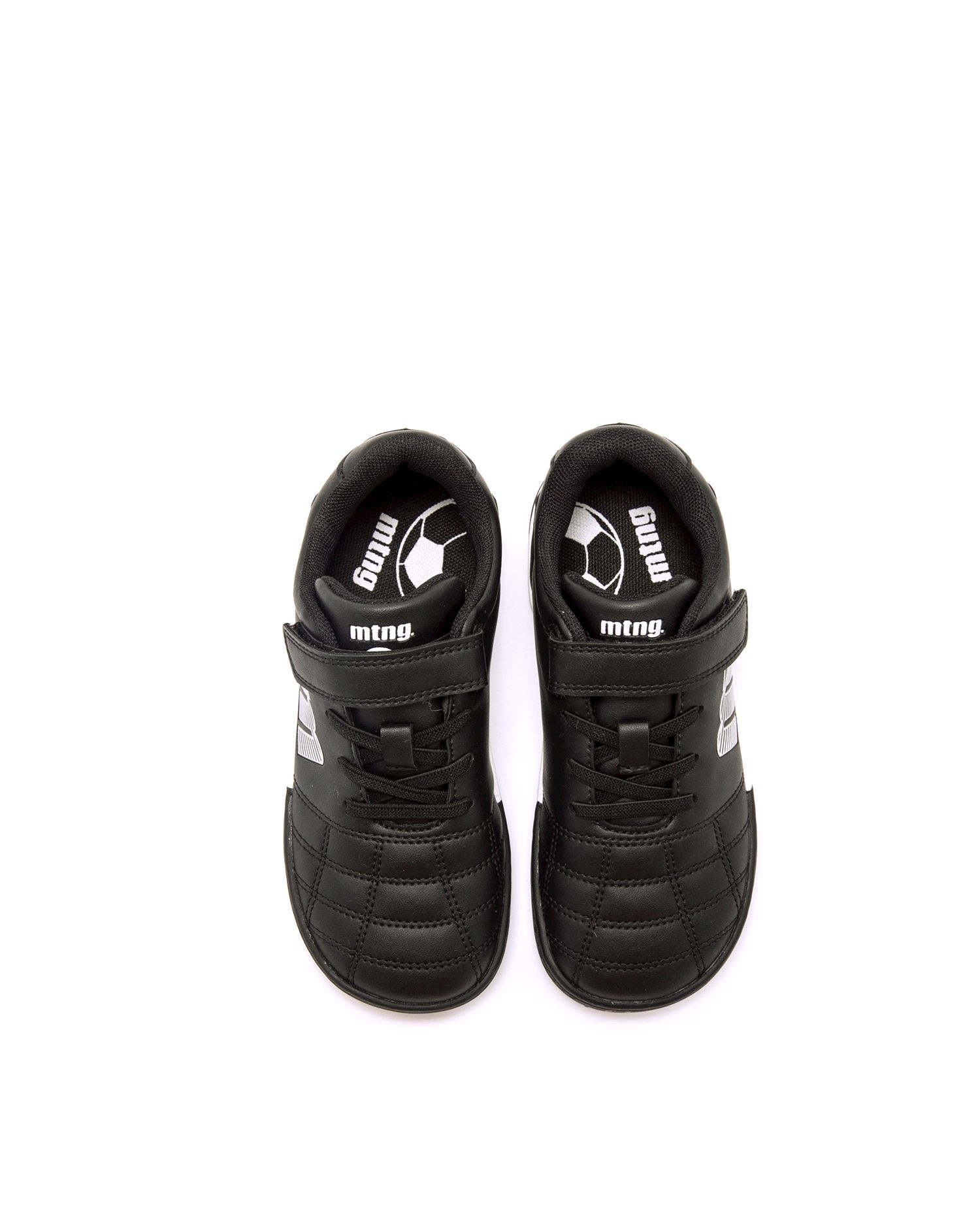 Imagen 6 de Zapatillas deportivas de niño estilo futbol con piso respetuoso - Mustang - Negro Negro