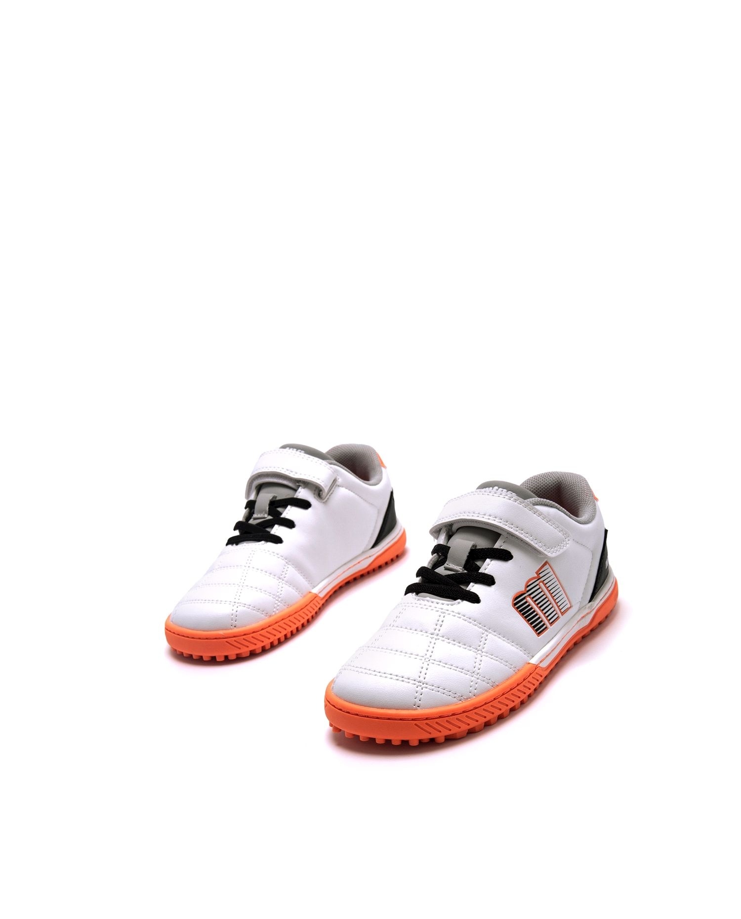 Zapatillas deportivas de niño estilo futbol con piso respetuoso - Mustang - Blanco / Naranja Blanco / Naranja-7