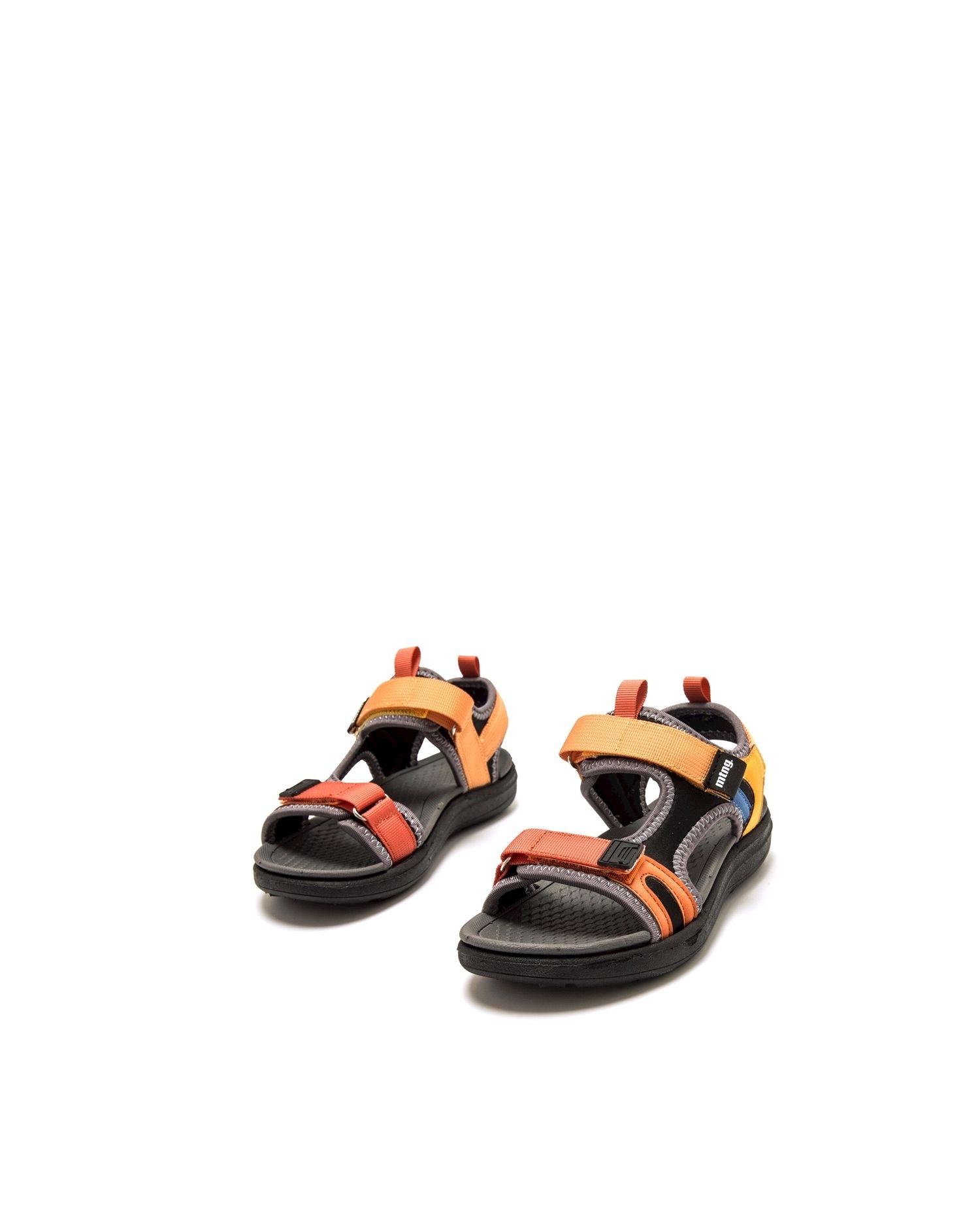 Sandalias planas para niños estilo cangrejera - Mustang - Naranja Naranja-2