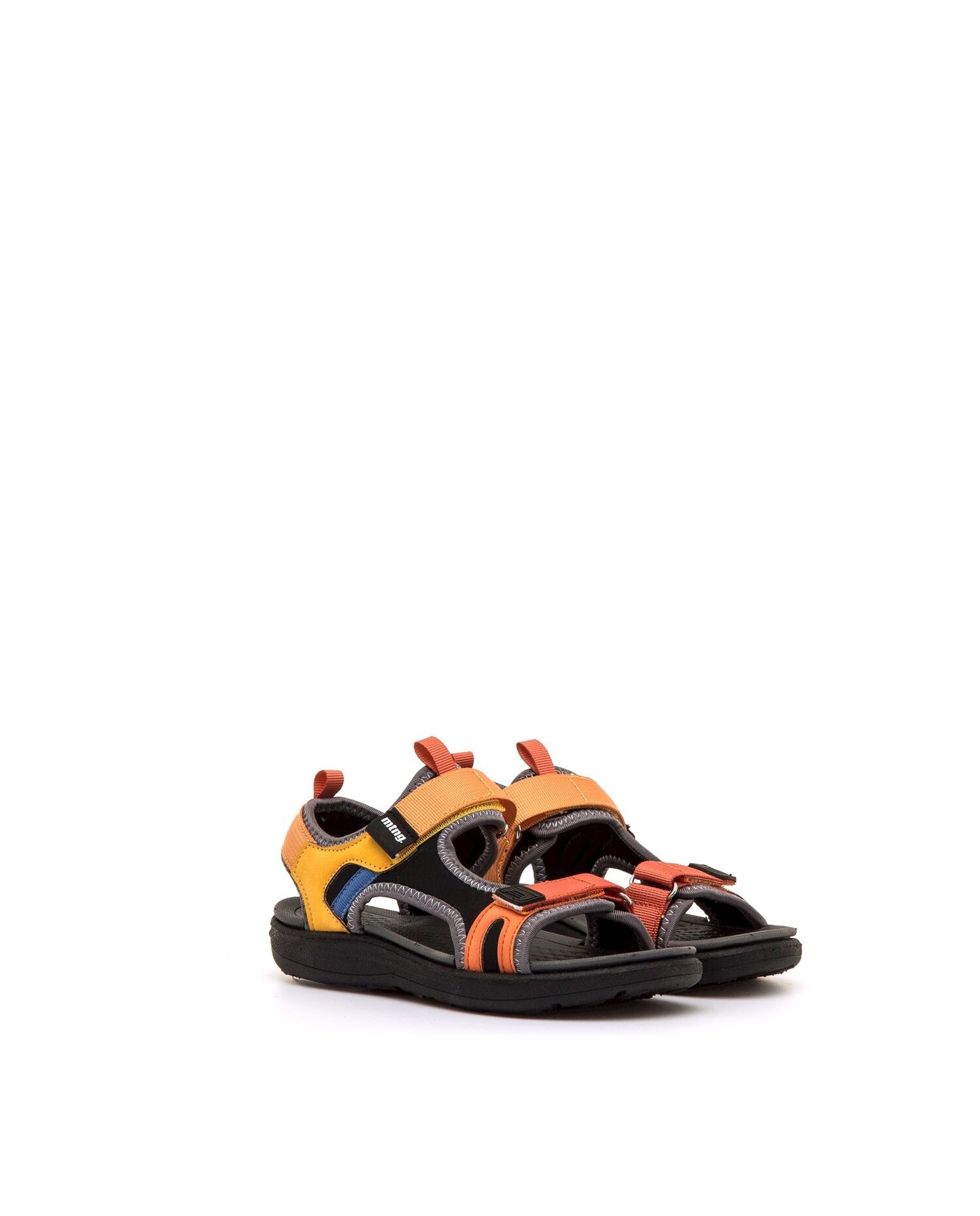 Sandalias planas para niños estilo cangrejera - Mustang - Naranja Naranja-5