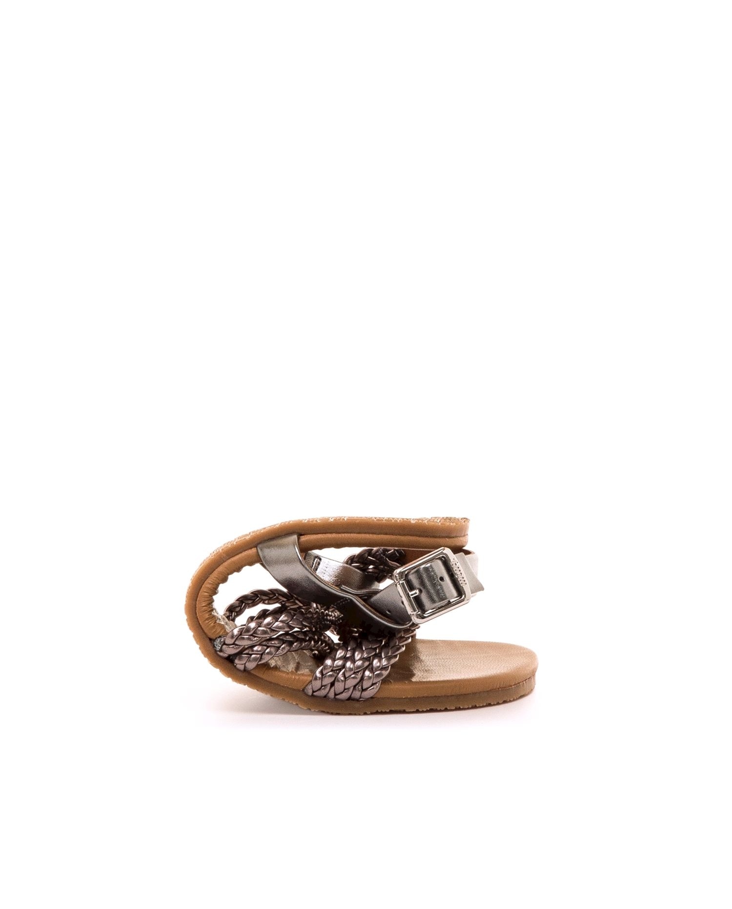 Sandalias confort de mujer con piso respetuoso - Mustang - Gris Gris-4