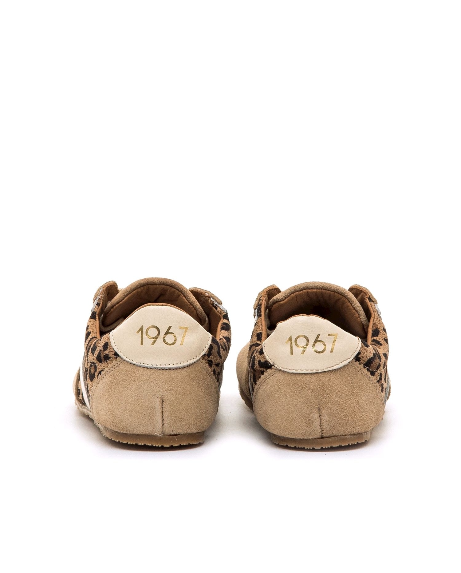 Imagen 5 de Zapatillas confort de mujer en piel de serraje con piso barefoot - Mustang - Arena Arena