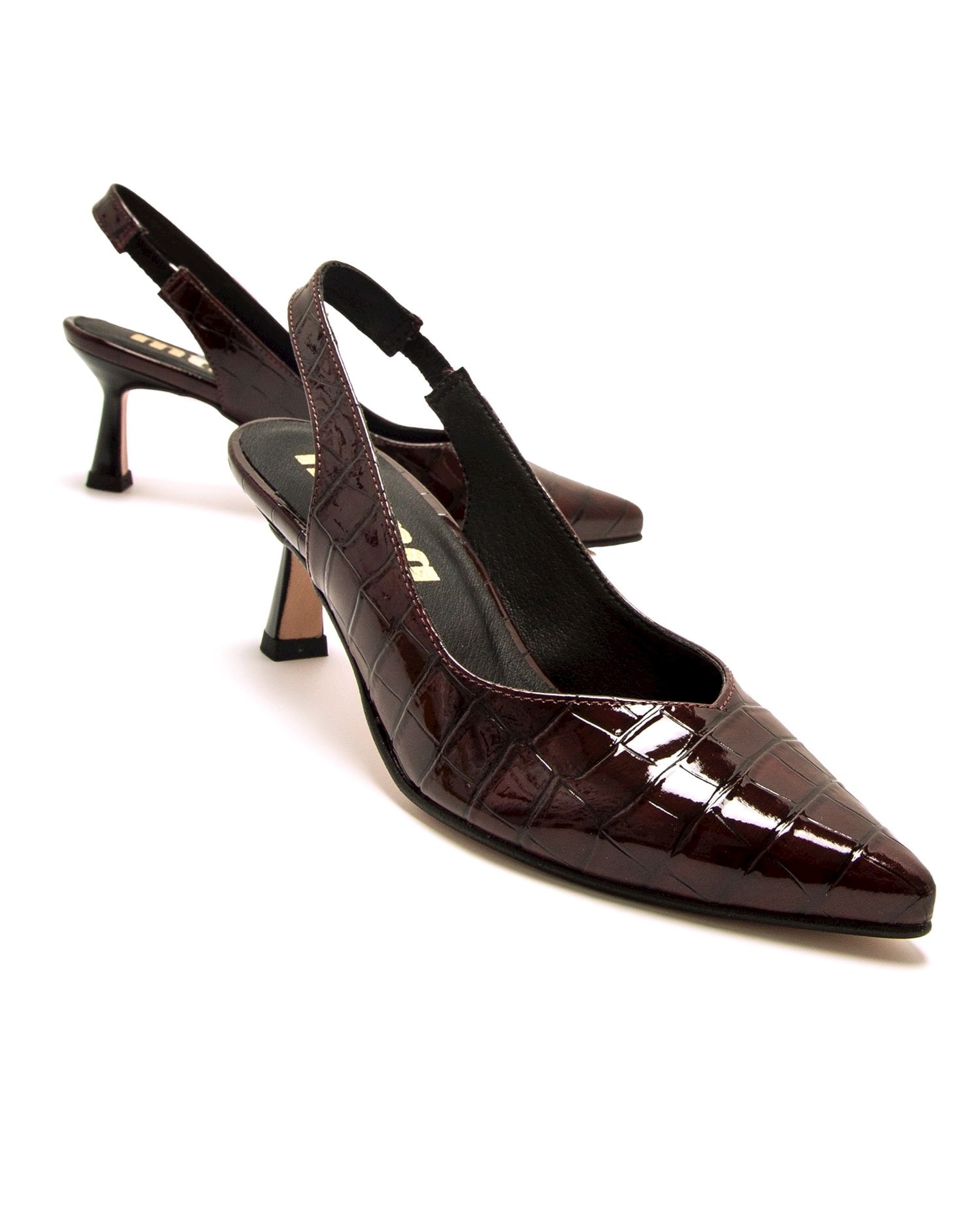Zapatos de salón de mujer de estilo destalonado - Mustang - Ciruela Ciruela-6