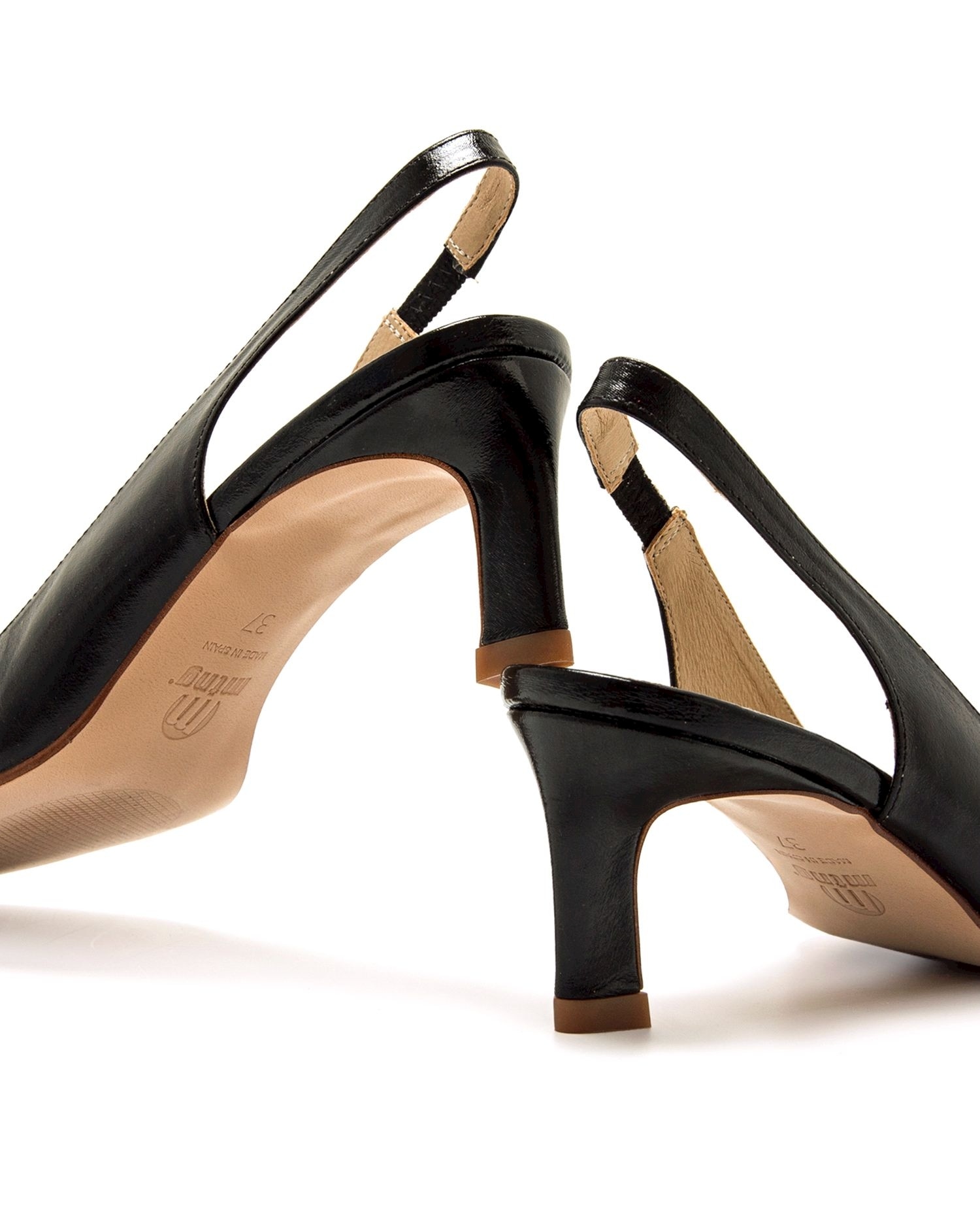 Zapatos de salón de mujer destalonado - Mustang - Negro Negro-2
