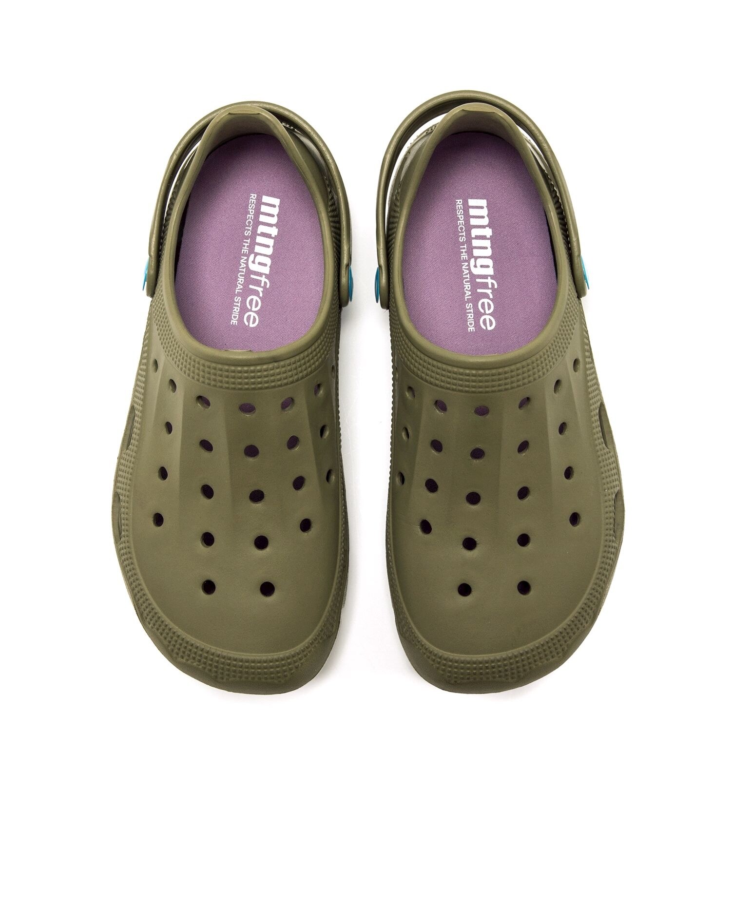 Zuecos para mujer con piso respetuoso - Mustang - Verde Verde-4
