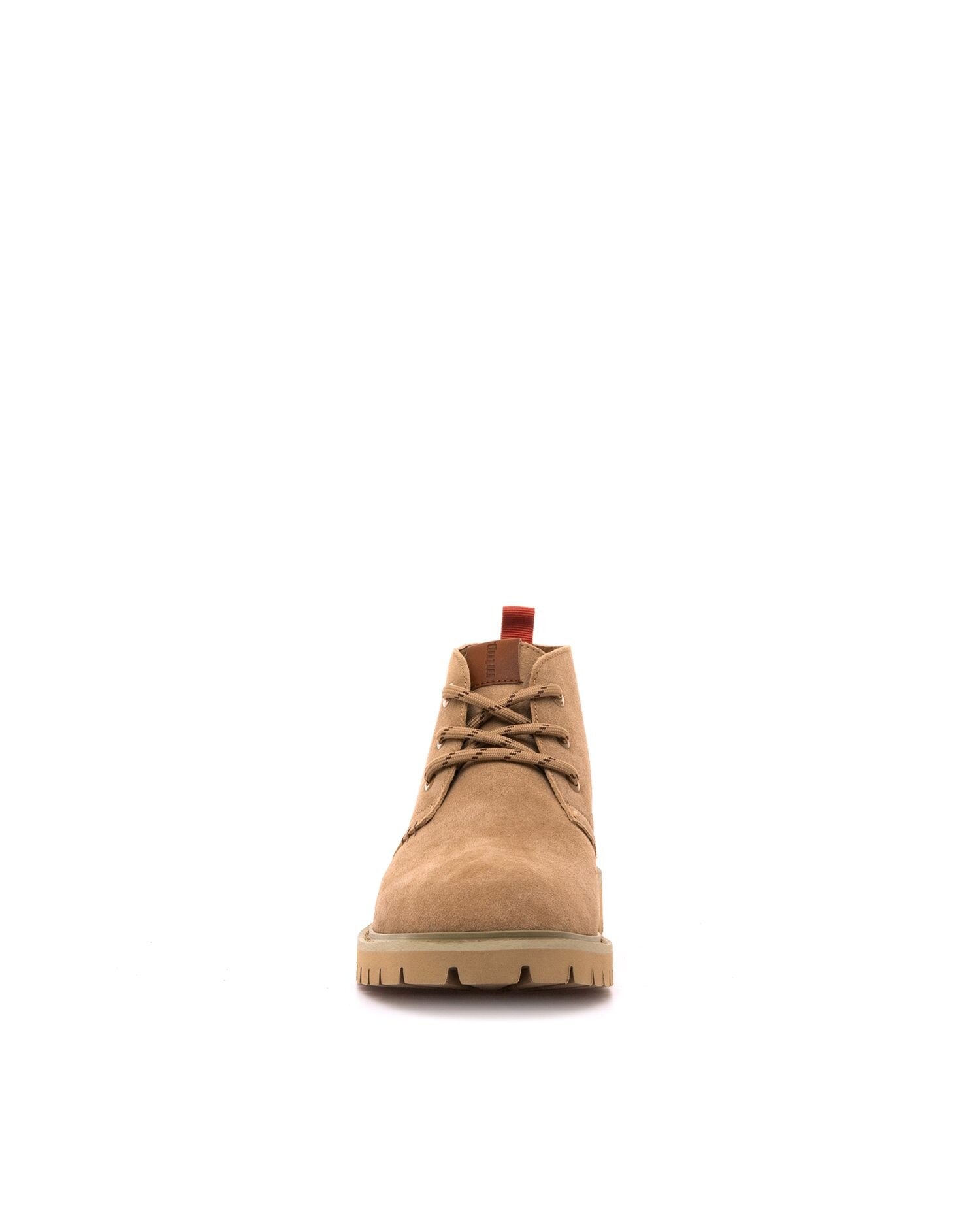 Botines bajos de hombre en piel de serraje - Mustang - Natural Natural-2