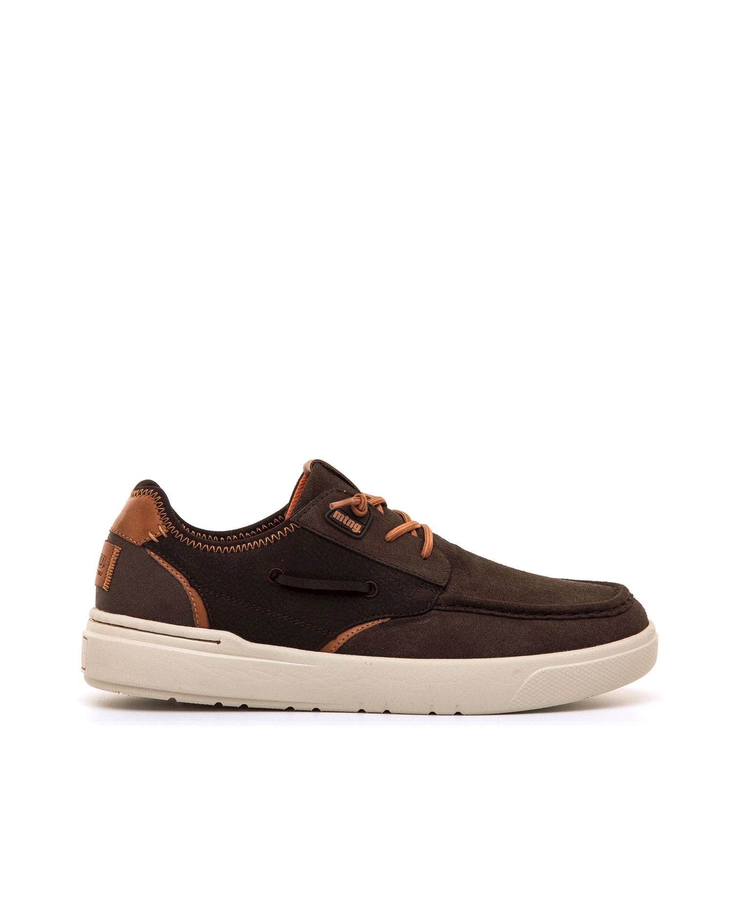 Zapatos de cordones de hombre con piso grueso - Mustang - Marrón Marrón-1