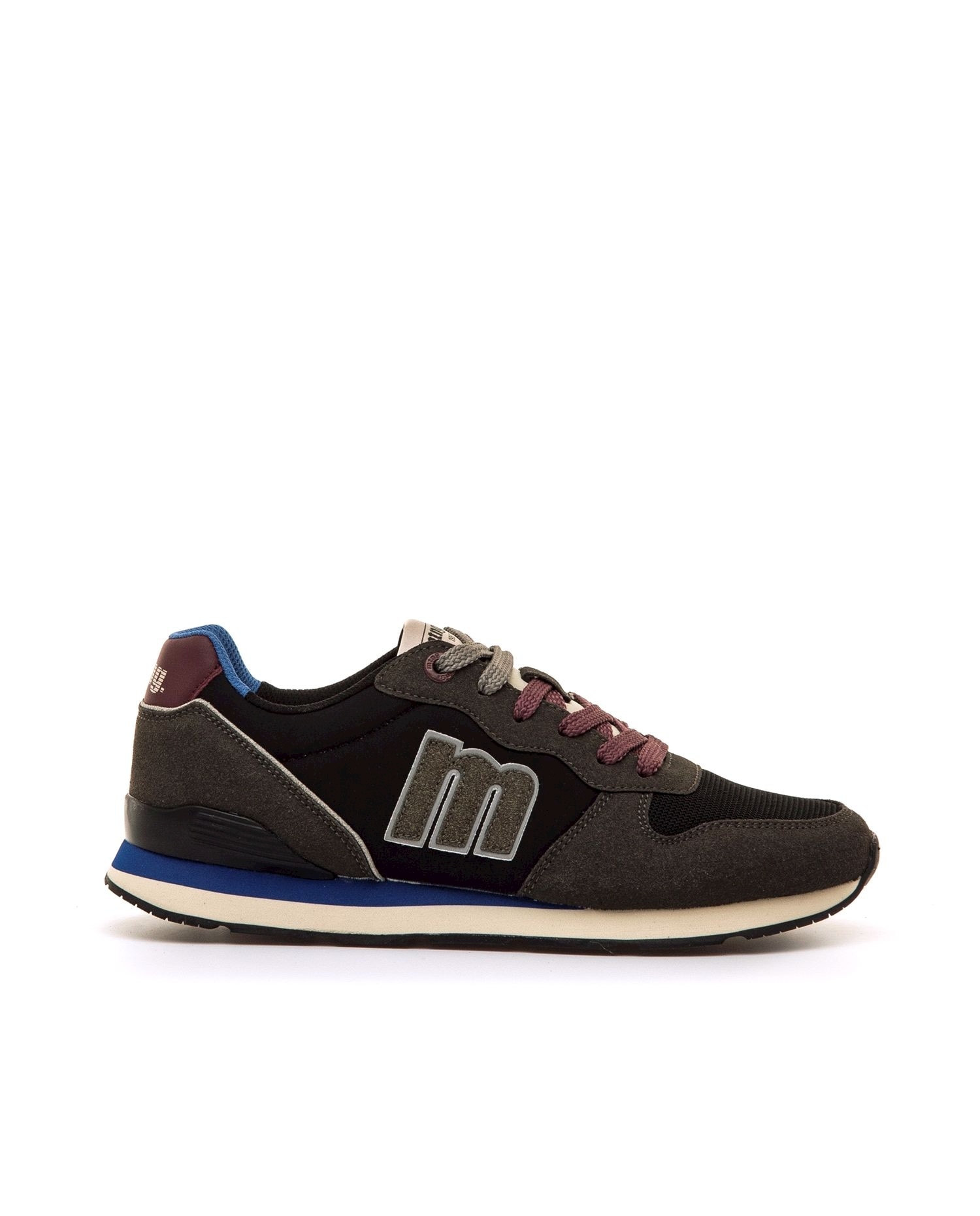 Zapatillas deportivas de hombre en color negro con logotipo - Mustang - Acero negro Acero negro-1