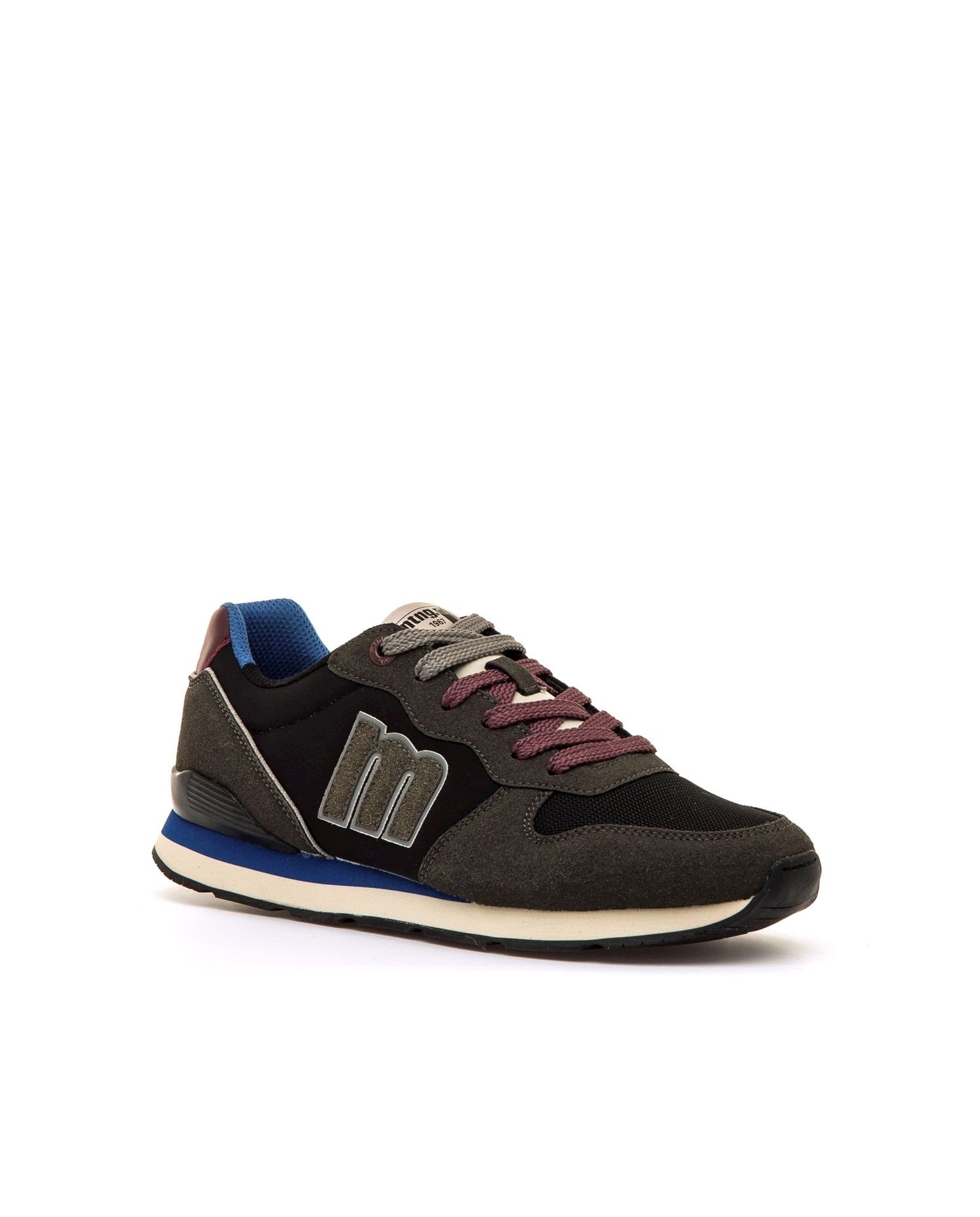 Zapatillas deportivas de hombre en color negro con logotipo - Mustang - Acero negro Acero negro-2