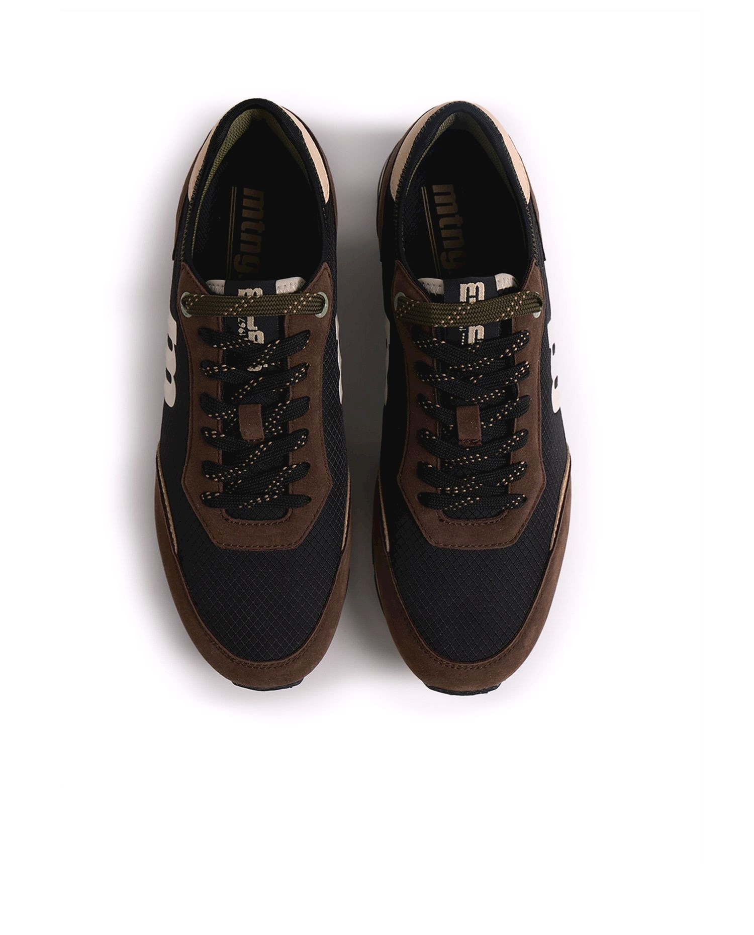 Zapatillas para hombre de la marca mtng de estilo retro running - Mustang - Acero negro Acero negro-2
