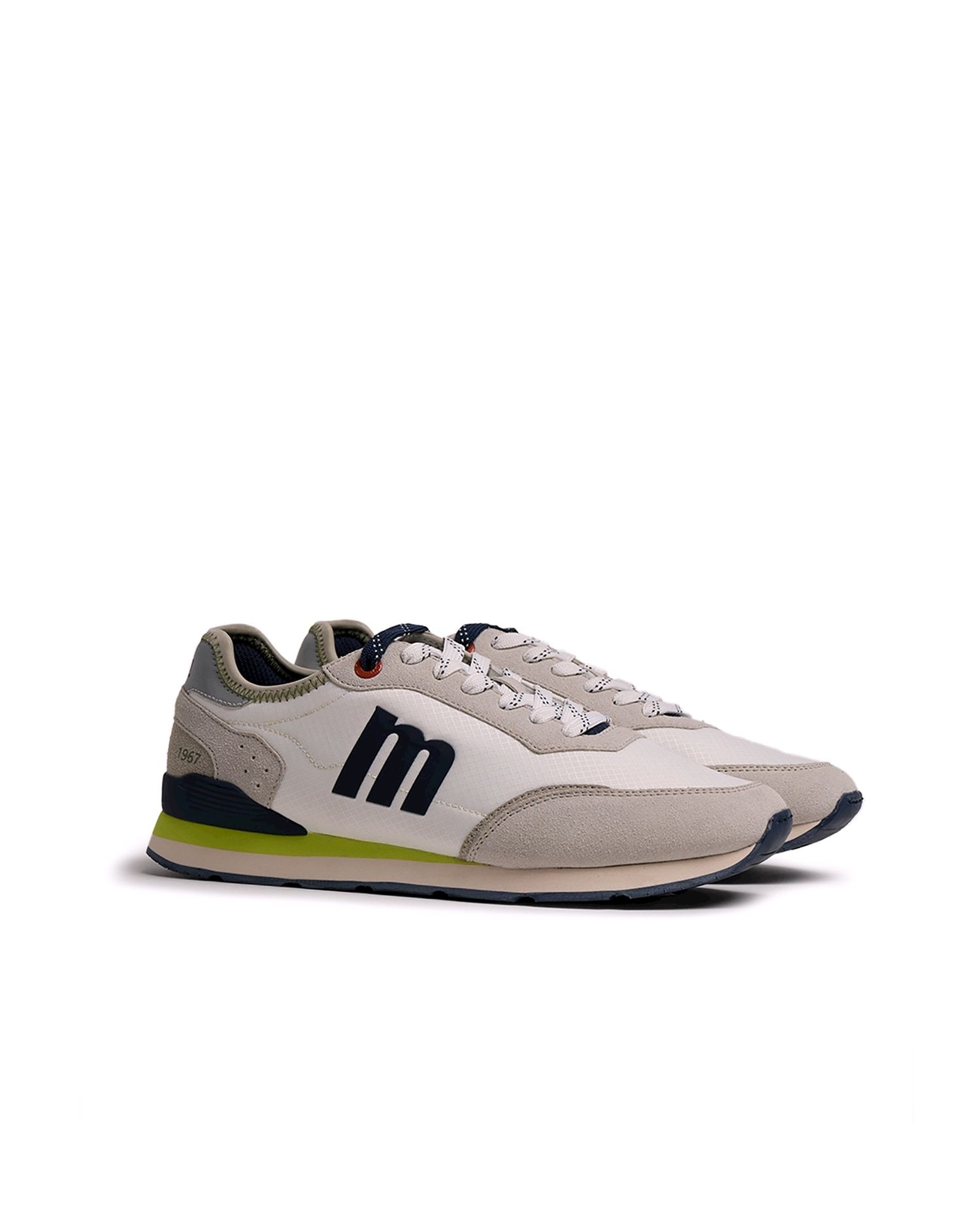 Imagen 5 de Zapatillas para hombre de la marca mtng de estilo retro running - Mustang - Amarillo Blanco / Amarillo