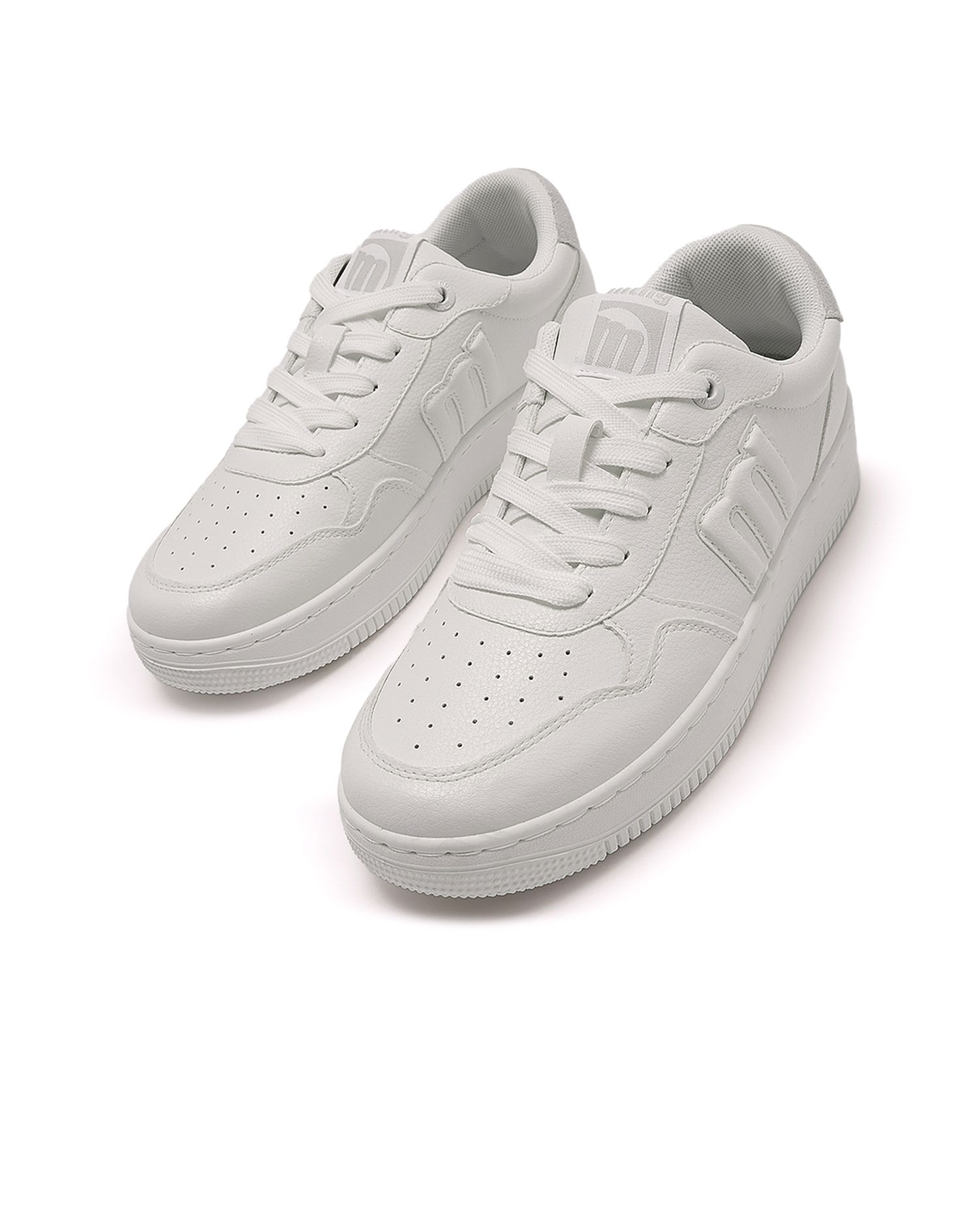 Imagen 4 de Zapatillas deportivas mujer con piso grueso - Mustang - Blanco / Blanco Blanco / Blanco
