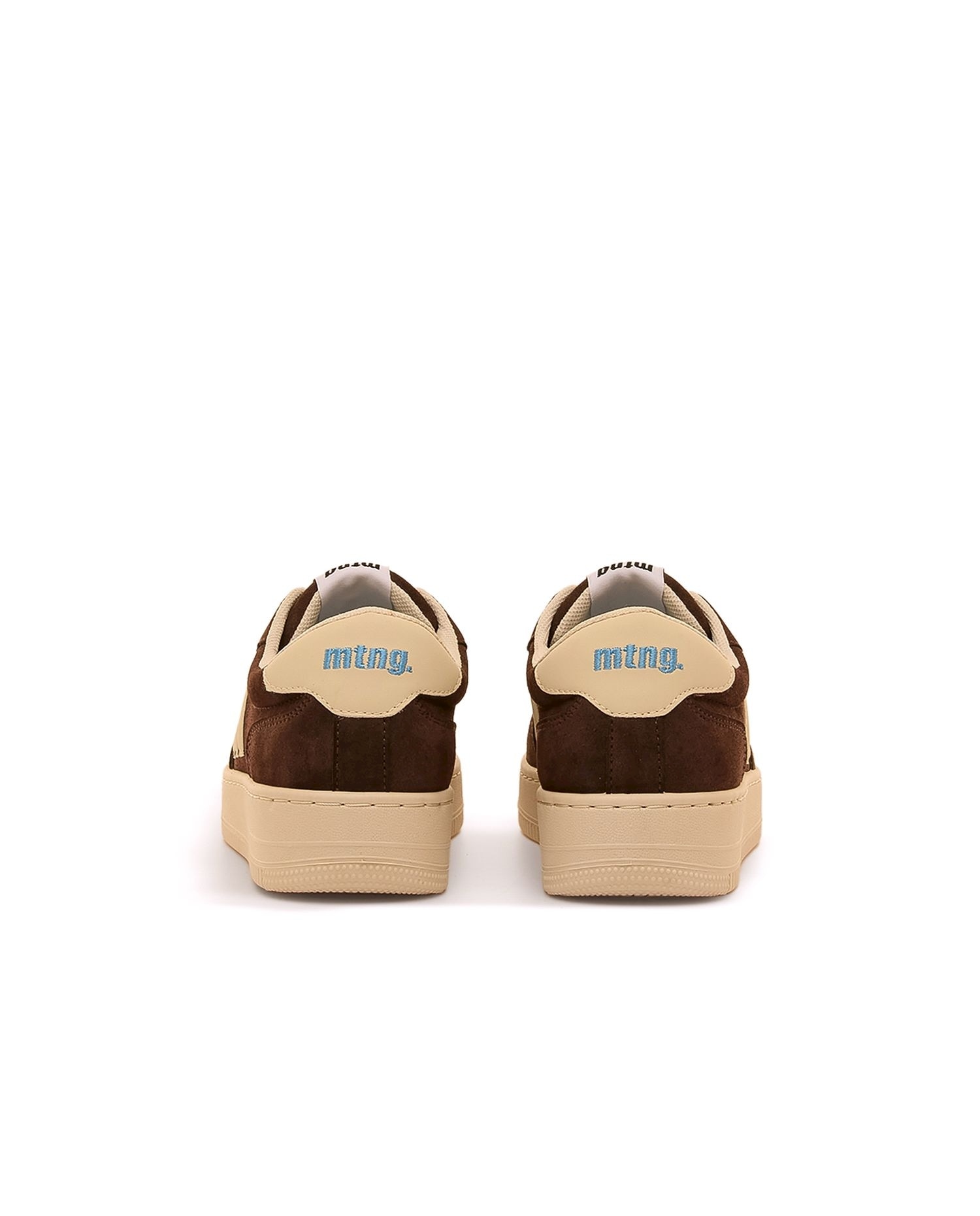 Zapatillas deportivas mujer con piso grueso - Mustang - Marrón Marrón-2