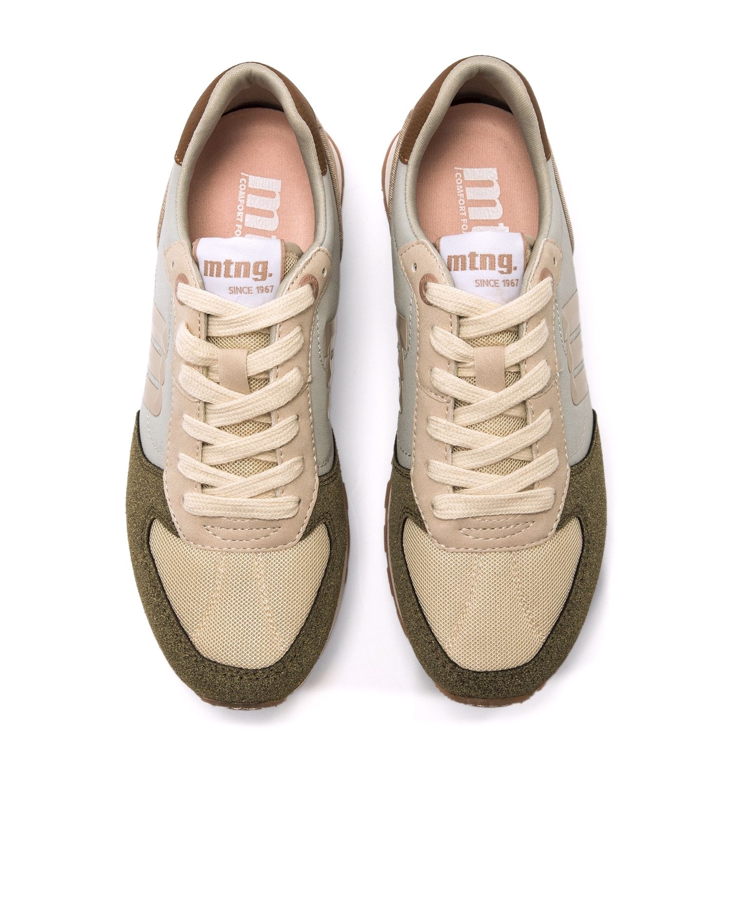 Zapatillas deportivas de mujer estilo running - Mustang - Verde Verde-3
