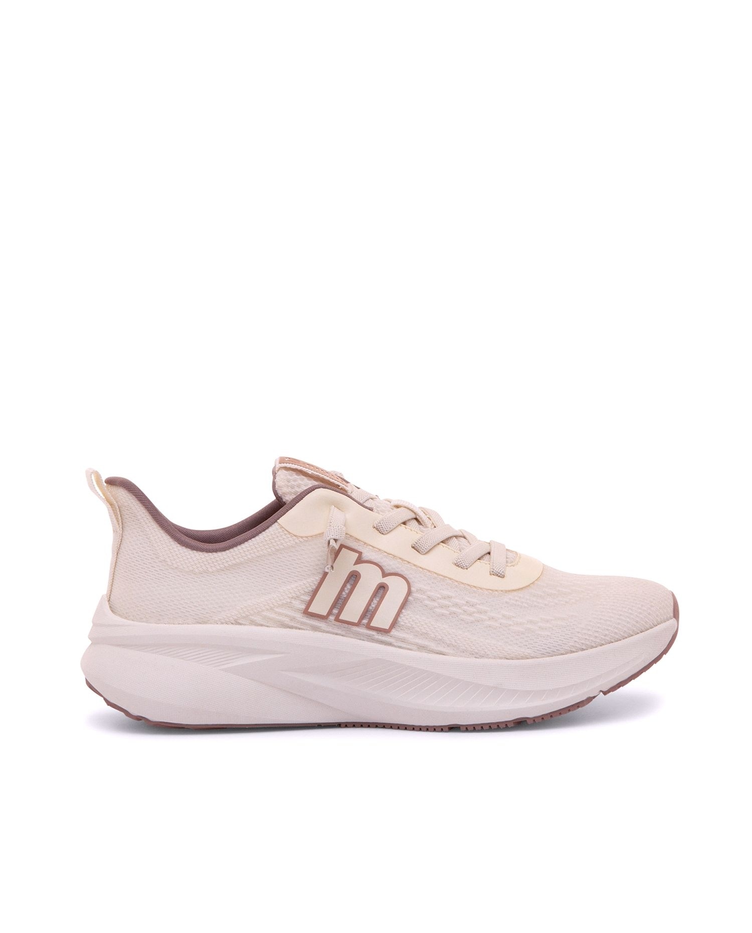 Zapatillas deportivas de mujer con piso grueso - Mustang - Blanco Blanco-1