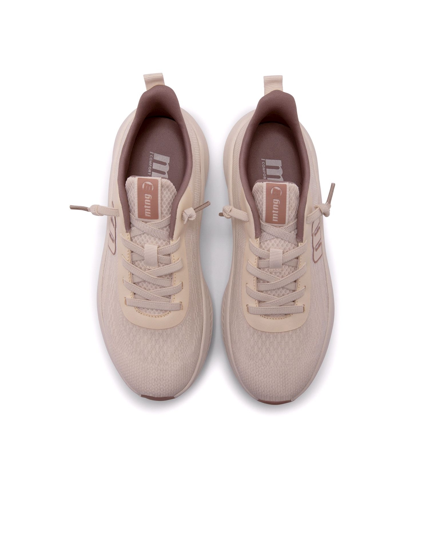 Zapatillas deportivas de mujer con piso grueso - Mustang - Blanco Blanco-3