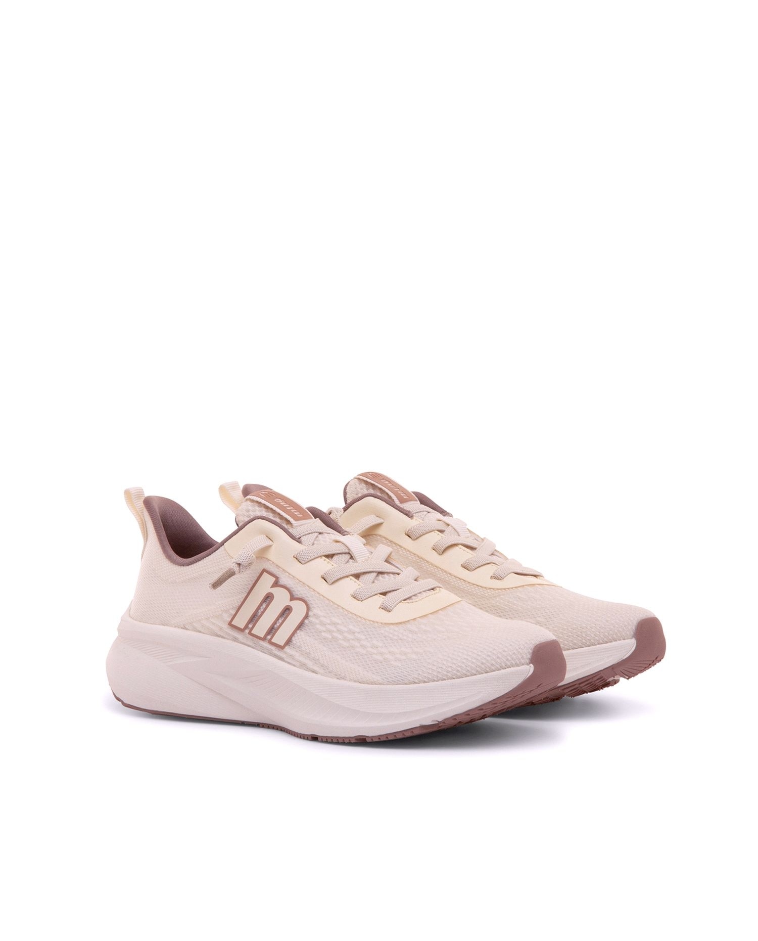 Zapatillas deportivas de mujer con piso grueso - Mustang - Blanco Blanco-5