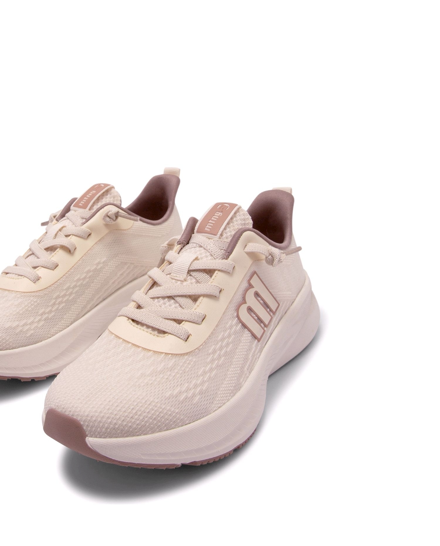 Zapatillas deportivas de mujer con piso grueso - Mustang - Blanco Blanco-6