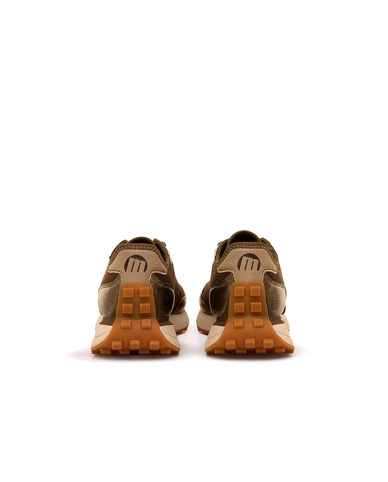 Zapatillas deportivas para mujer con piso grueso - Mustang - Marrón Marrón-2