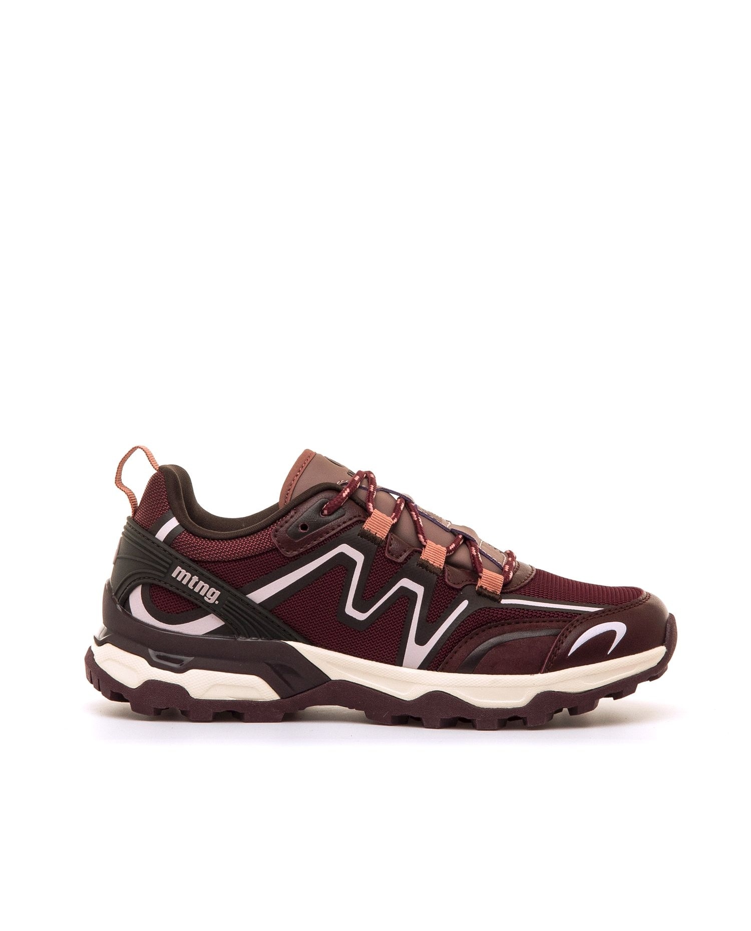 Zapatillas deportivas de mujer estilo técnica - Mustang - Rojo Rojo-1