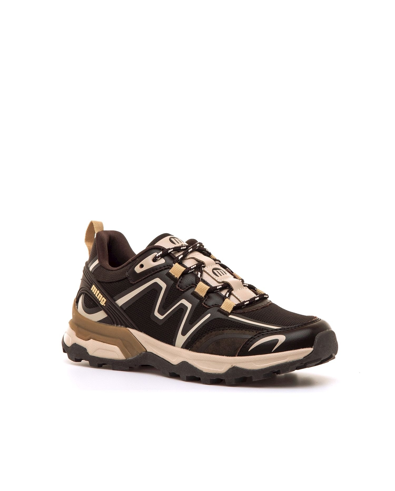Zapatillas deportivas de mujer estilo técnica - Mustang - Marrón Marrón-3