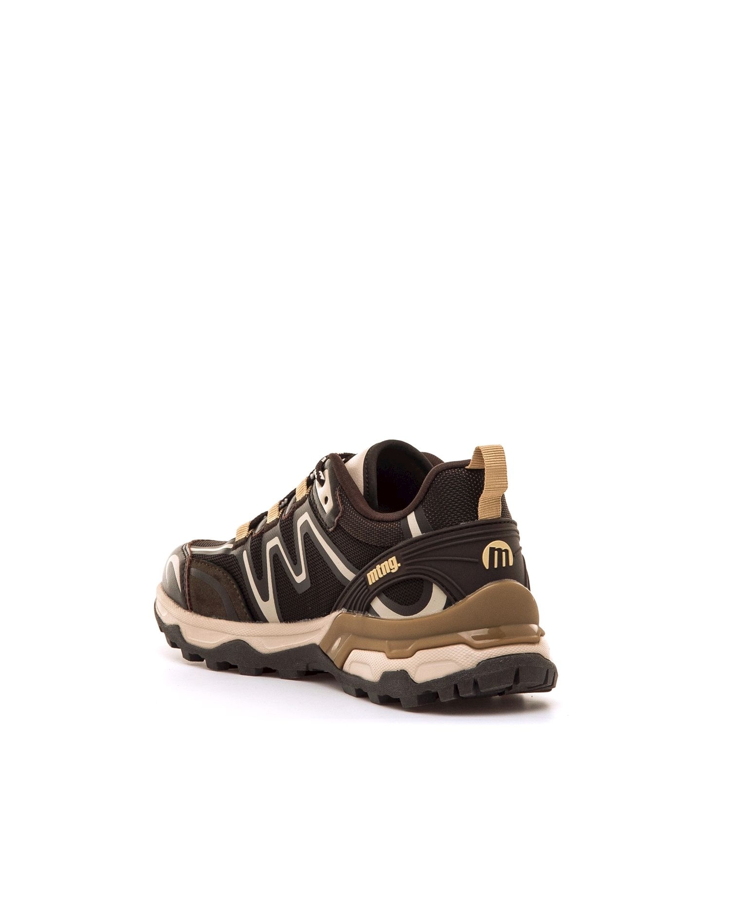 Zapatillas deportivas de mujer estilo técnica - Mustang - Marrón Marrón-4