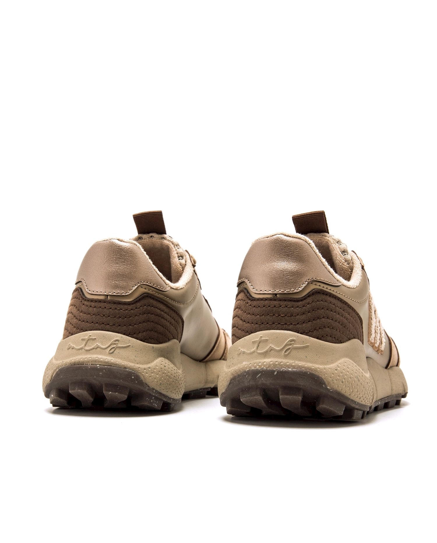 Zapatillas deportivas de mujer con piso grueso - Mustang - Natural Natural-2