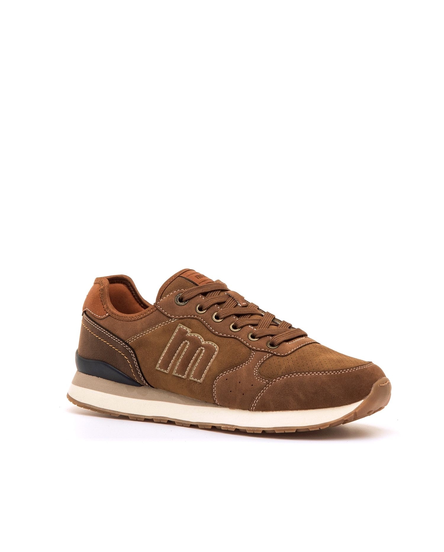 Zapatillas para hombre - Mustang - Cuero Cuero-2