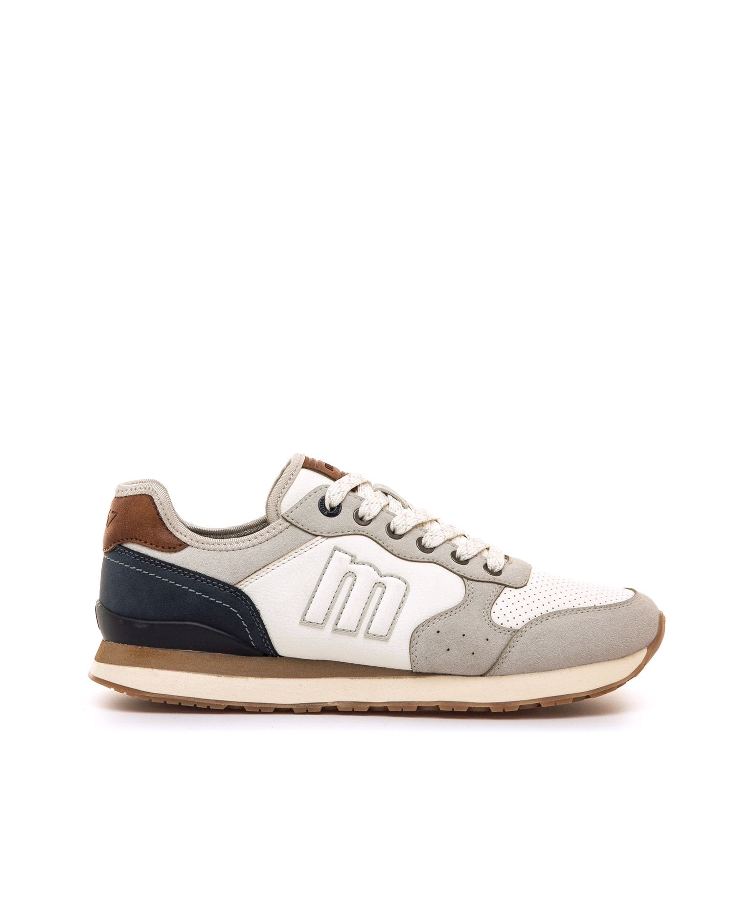 Zapatillas para hombre - Mustang - Blanca Blanca-1