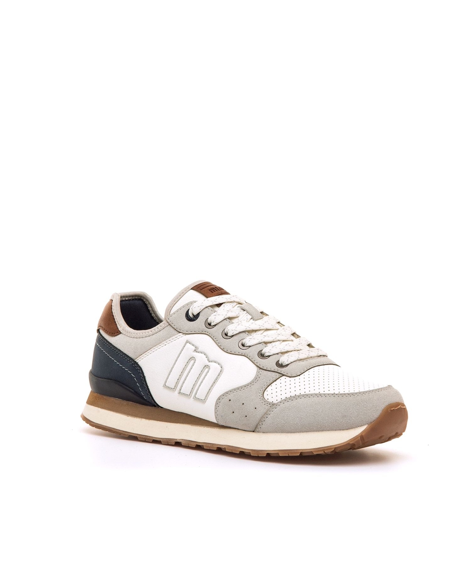 Zapatillas para hombre - Mustang - Blanca Blanca-2