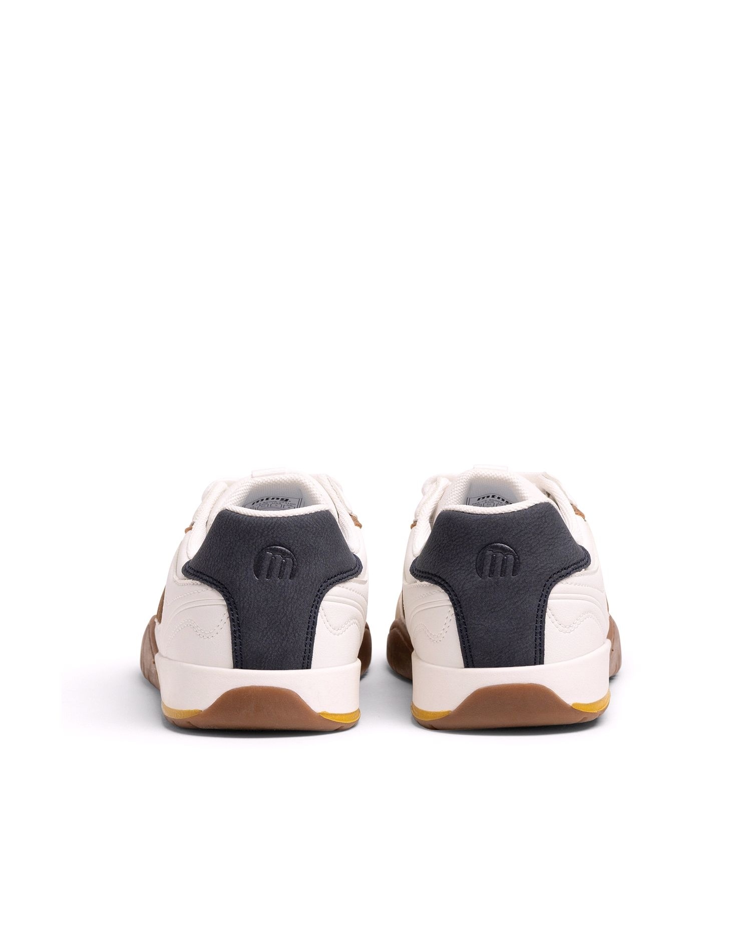 Zapatillas barefoot de hombre con cordones - Mustang - Blanco Blanco-5