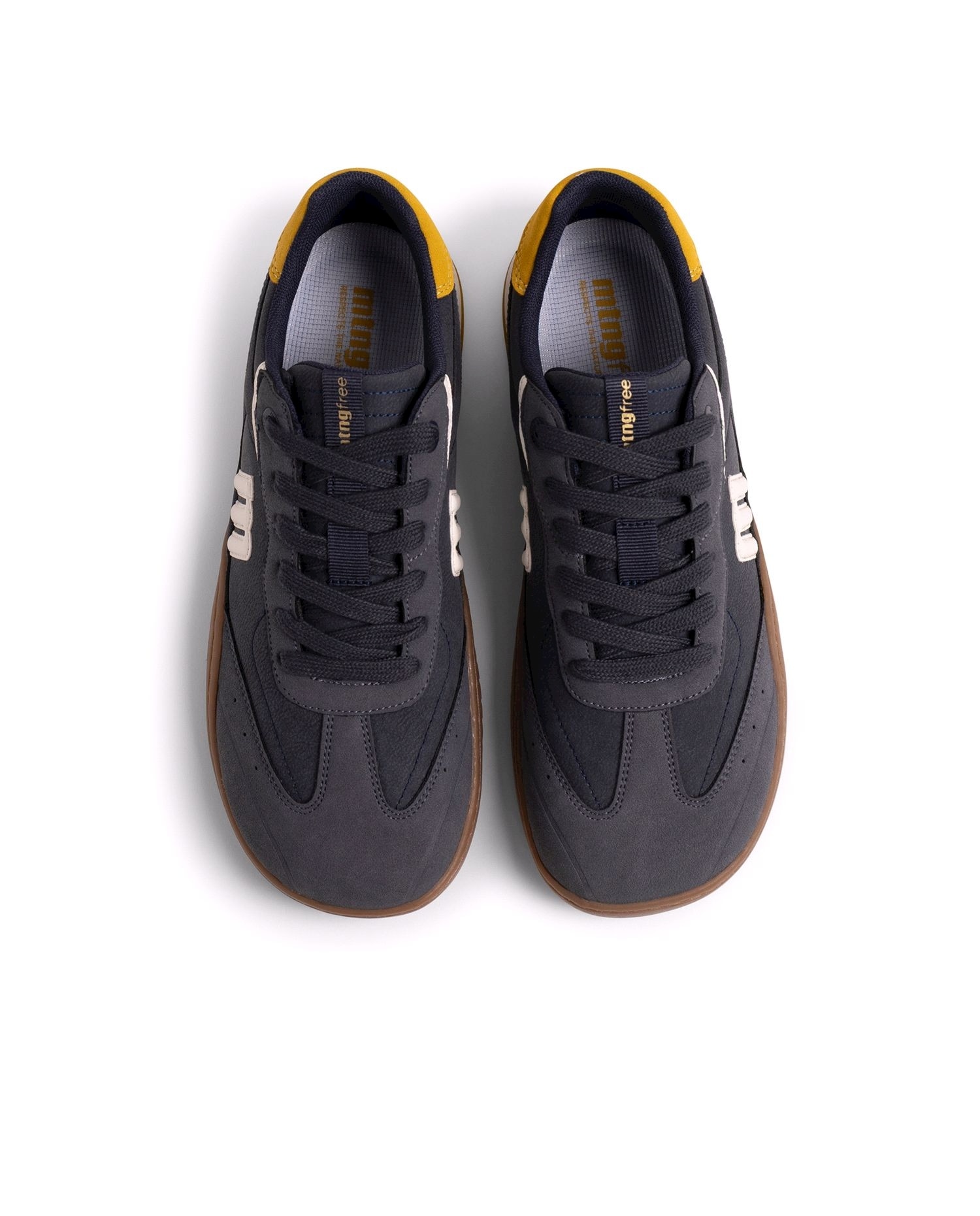 Zapatillas barefoot de hombre con cordones - Mustang - Azul Azul-3