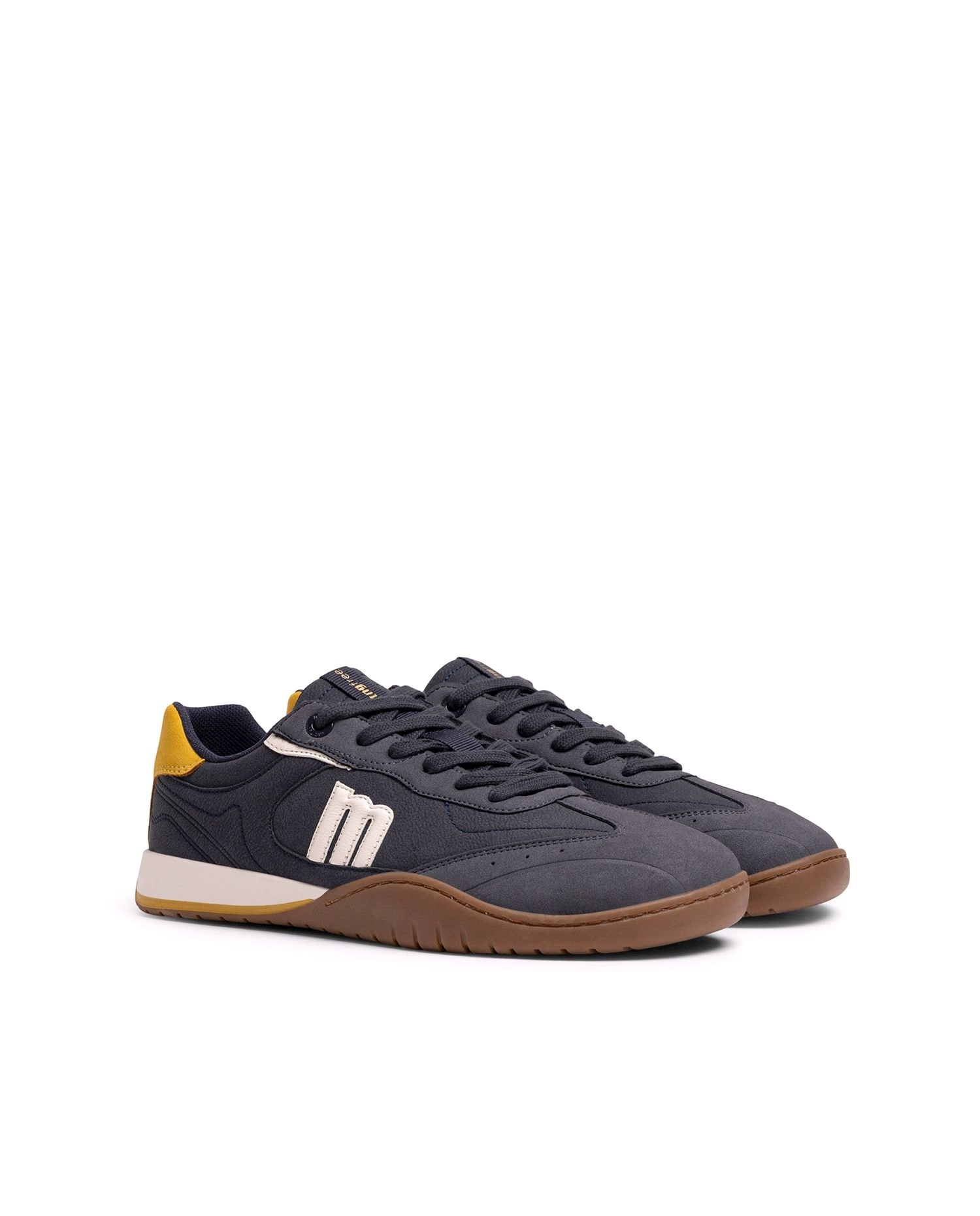 Zapatillas barefoot de hombre con cordones - Mustang - Azul Azul-4