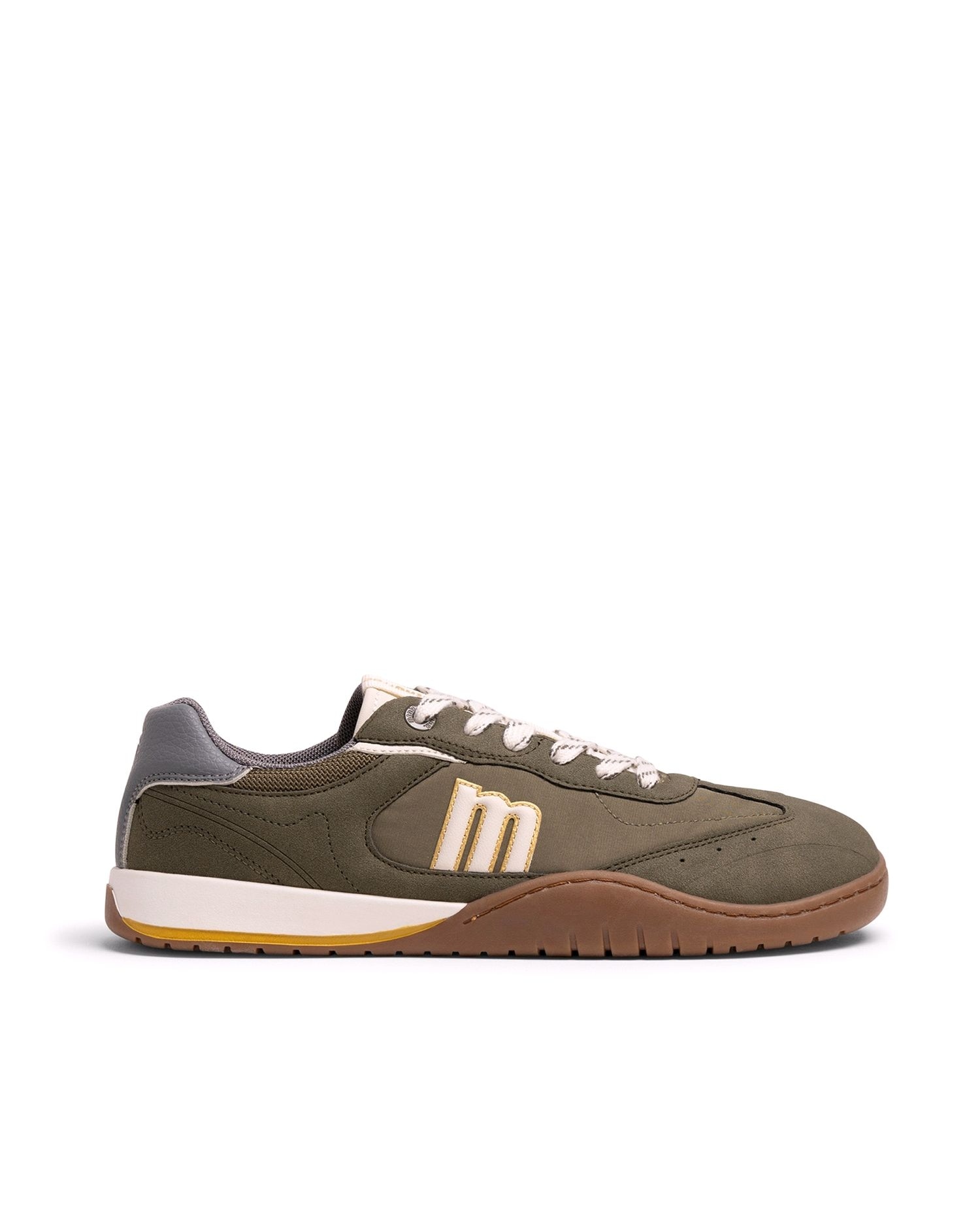 Zapatillas barefoot de hombre con cordones - Mustang - Verde Verde-1