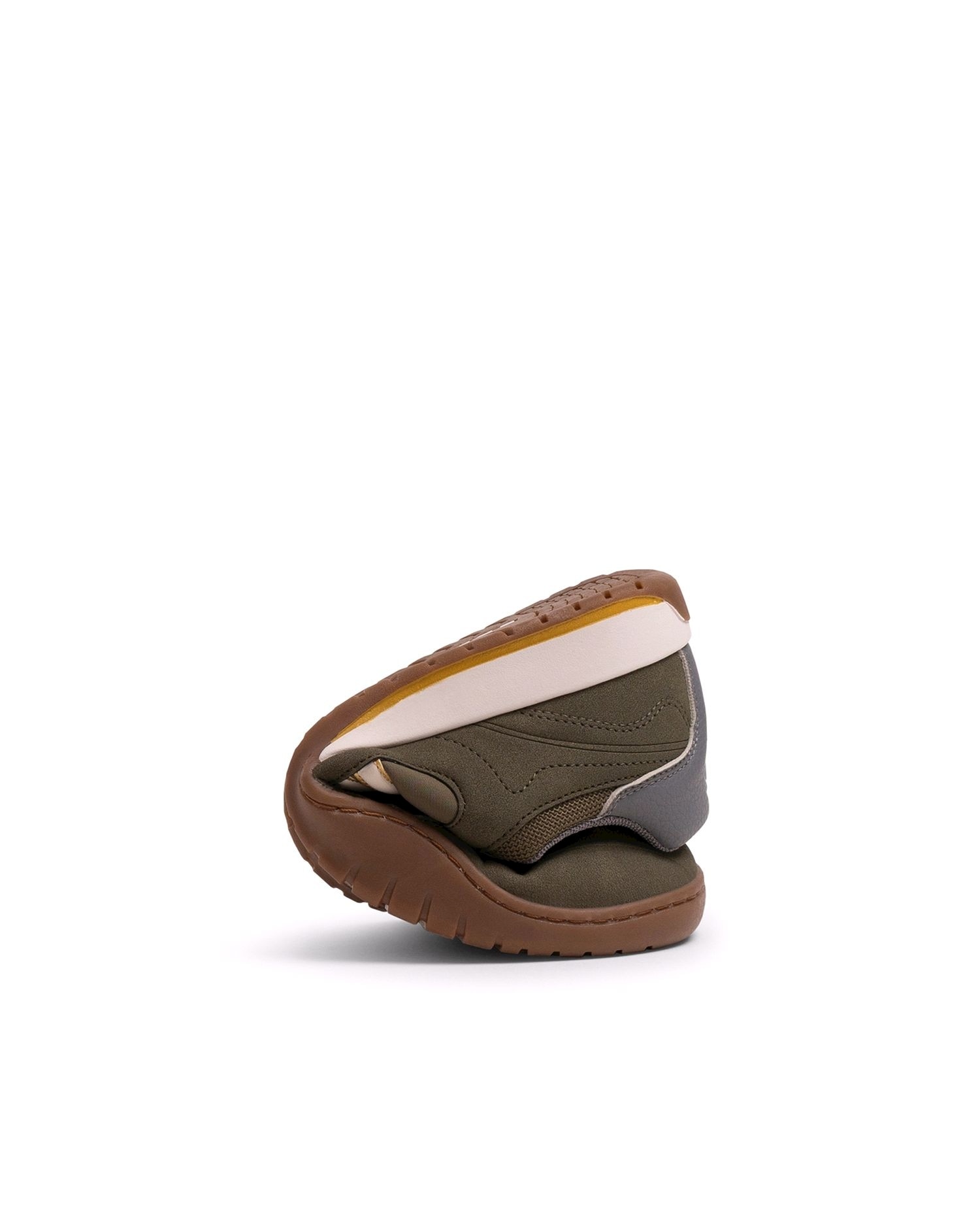 Zapatillas barefoot de hombre con cordones - Mustang - Verde Verde-2