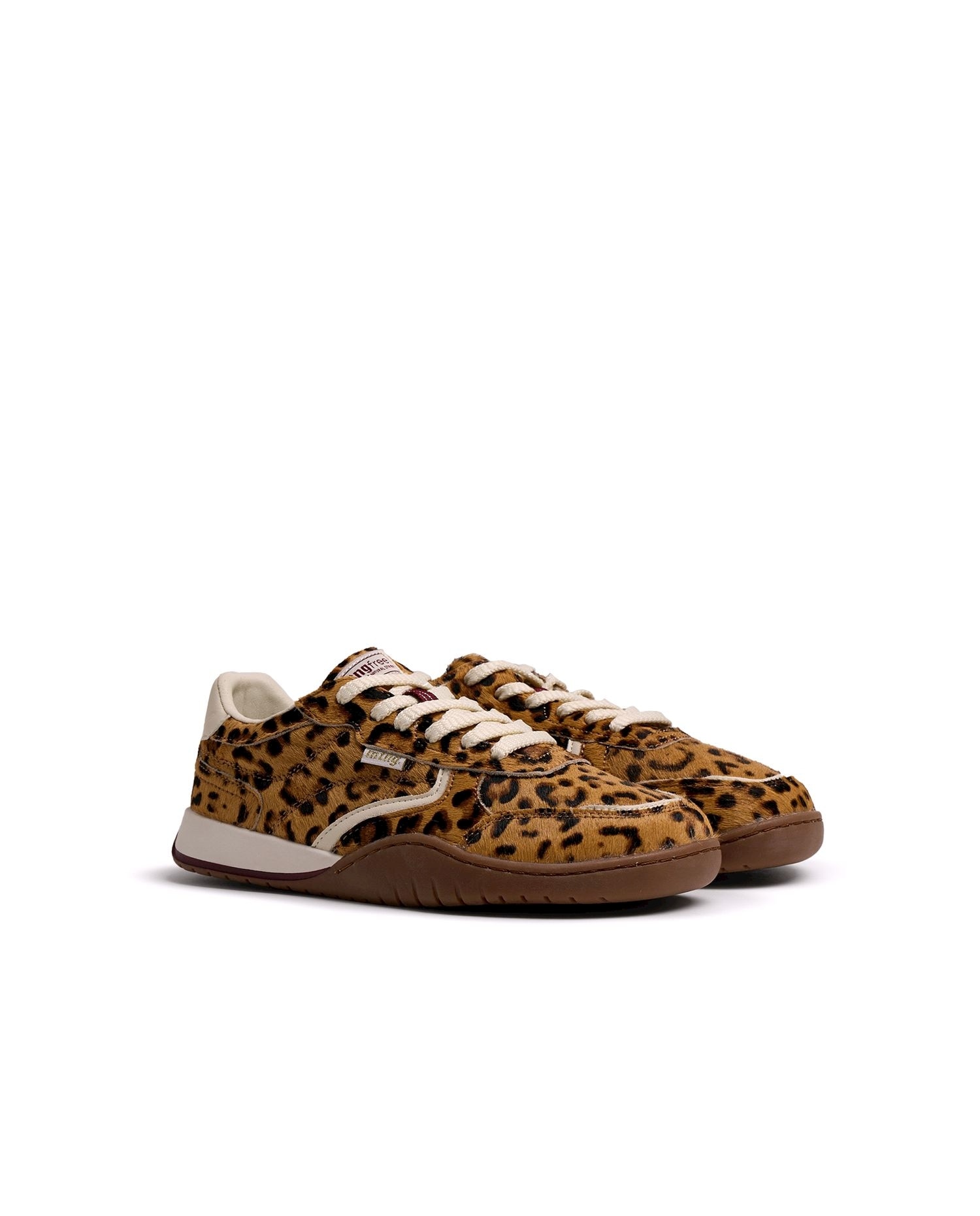 Zapatillas deportivas de mujer con piso barefoot - Mustang - Marrón Marrón-4