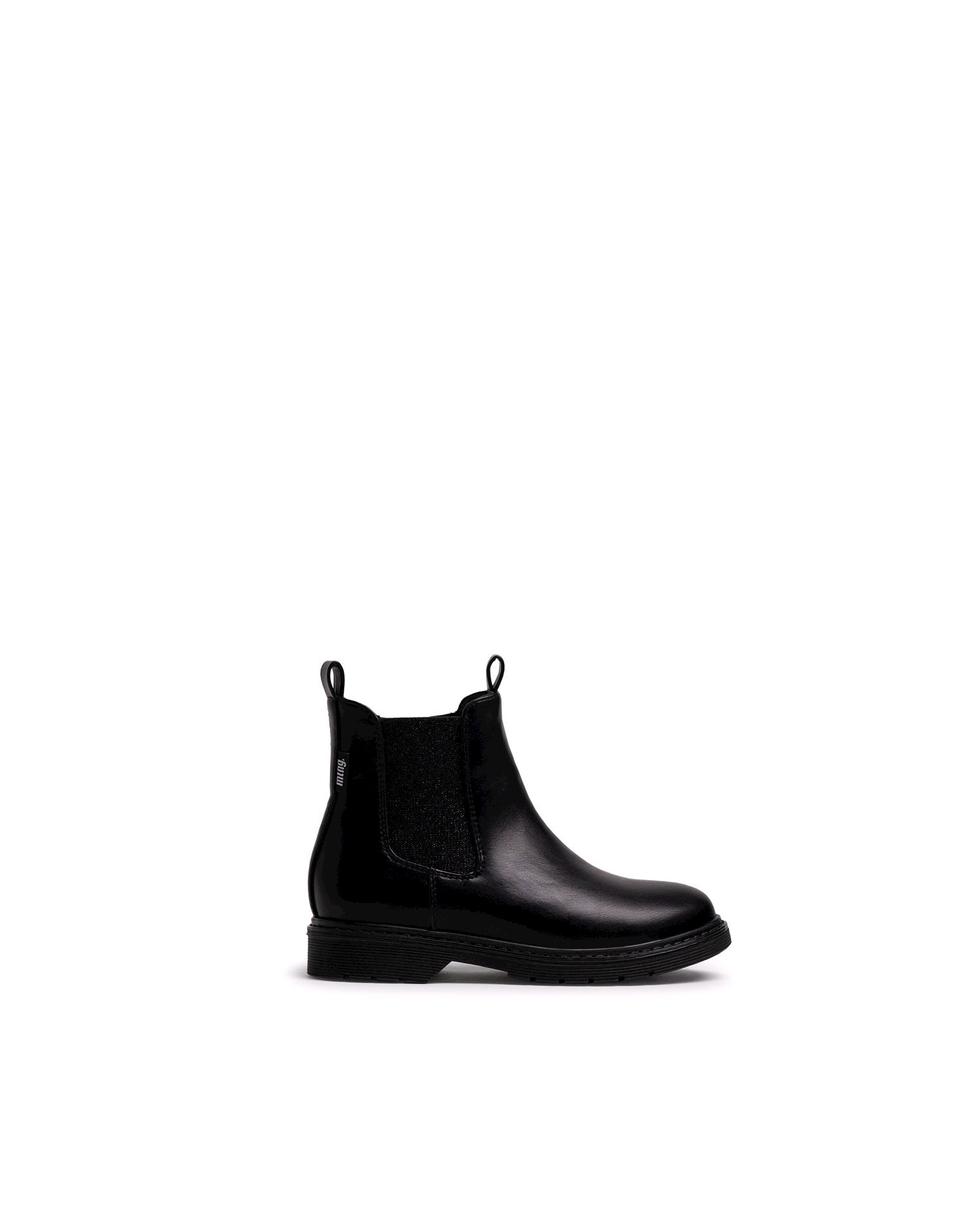 Imagen 1 de Botines tipo chelsea para niña modelo Martina de Mtng. - Mustang - Negro mate Negro mate
