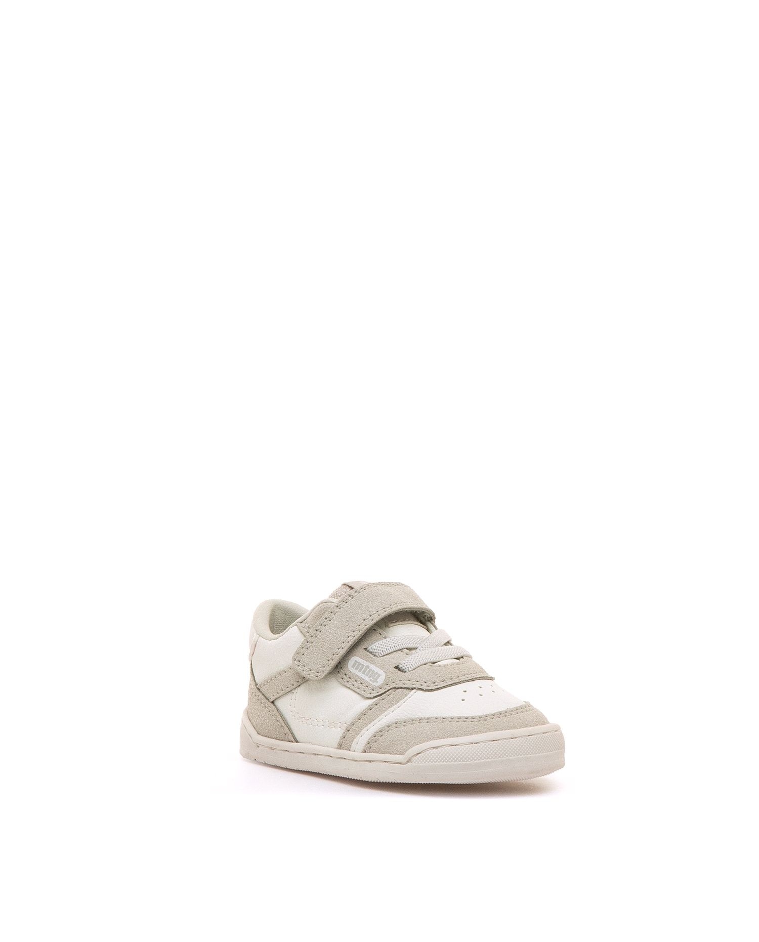 Zapatillas deportivas de bebés con piso suave y cierre adherente - Mustang - Blanco Blanco-2