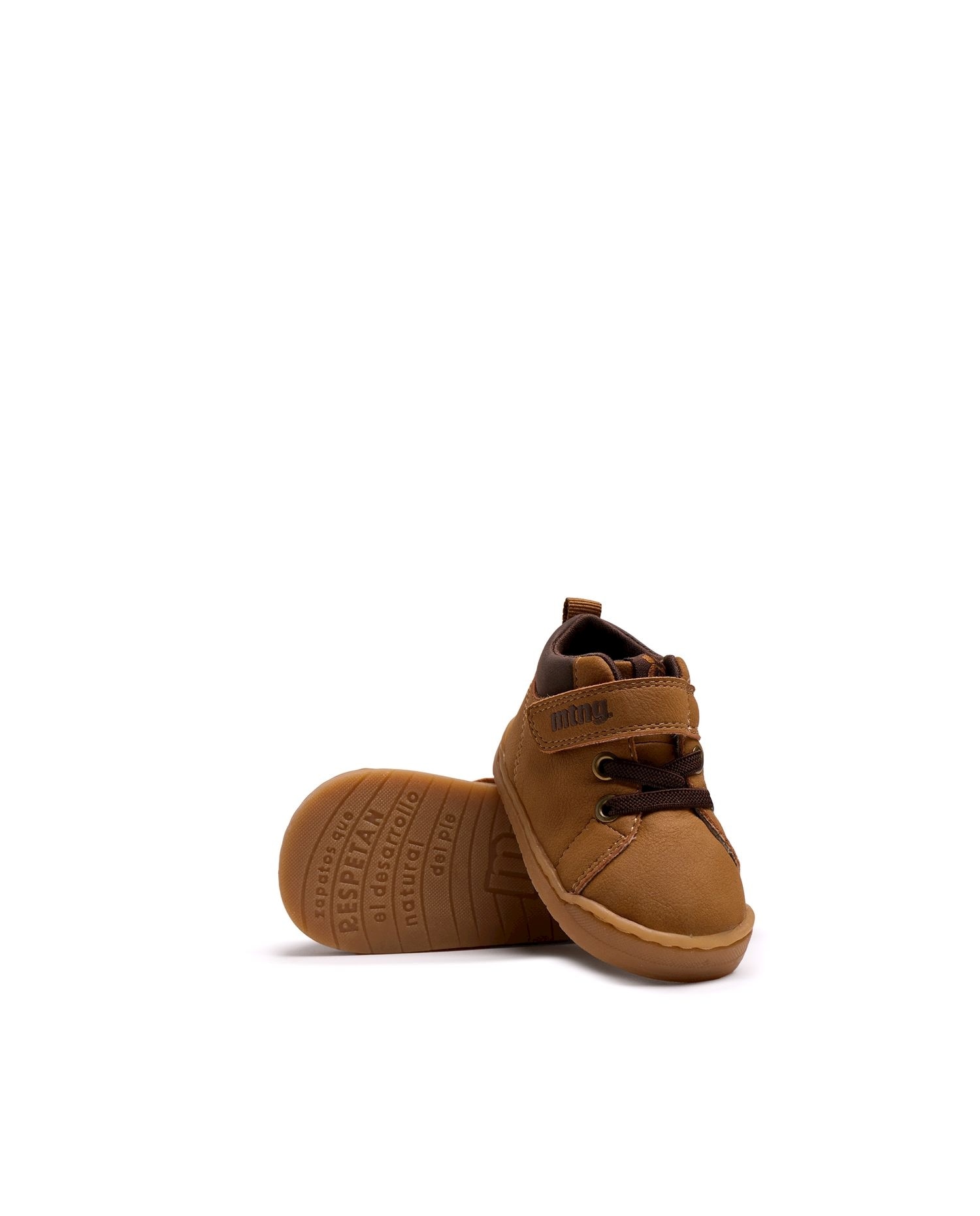 Botas para bebé con piso respetuoso - Mustang - barefoot - Camel Camel-6