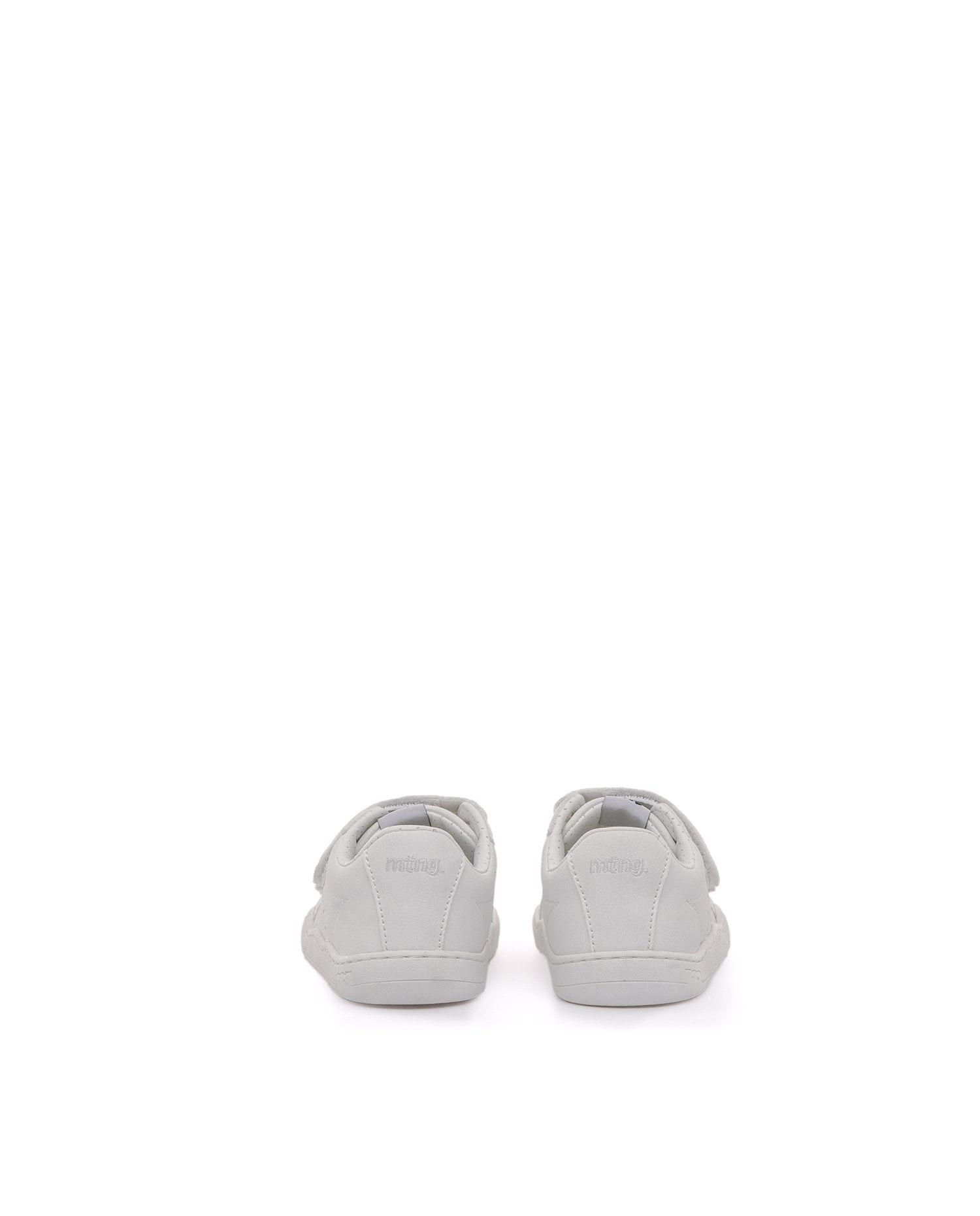 Zapatilla deportiva de niños estilo colegial con piso barefoot - Mustang - Blanco Blanco-5