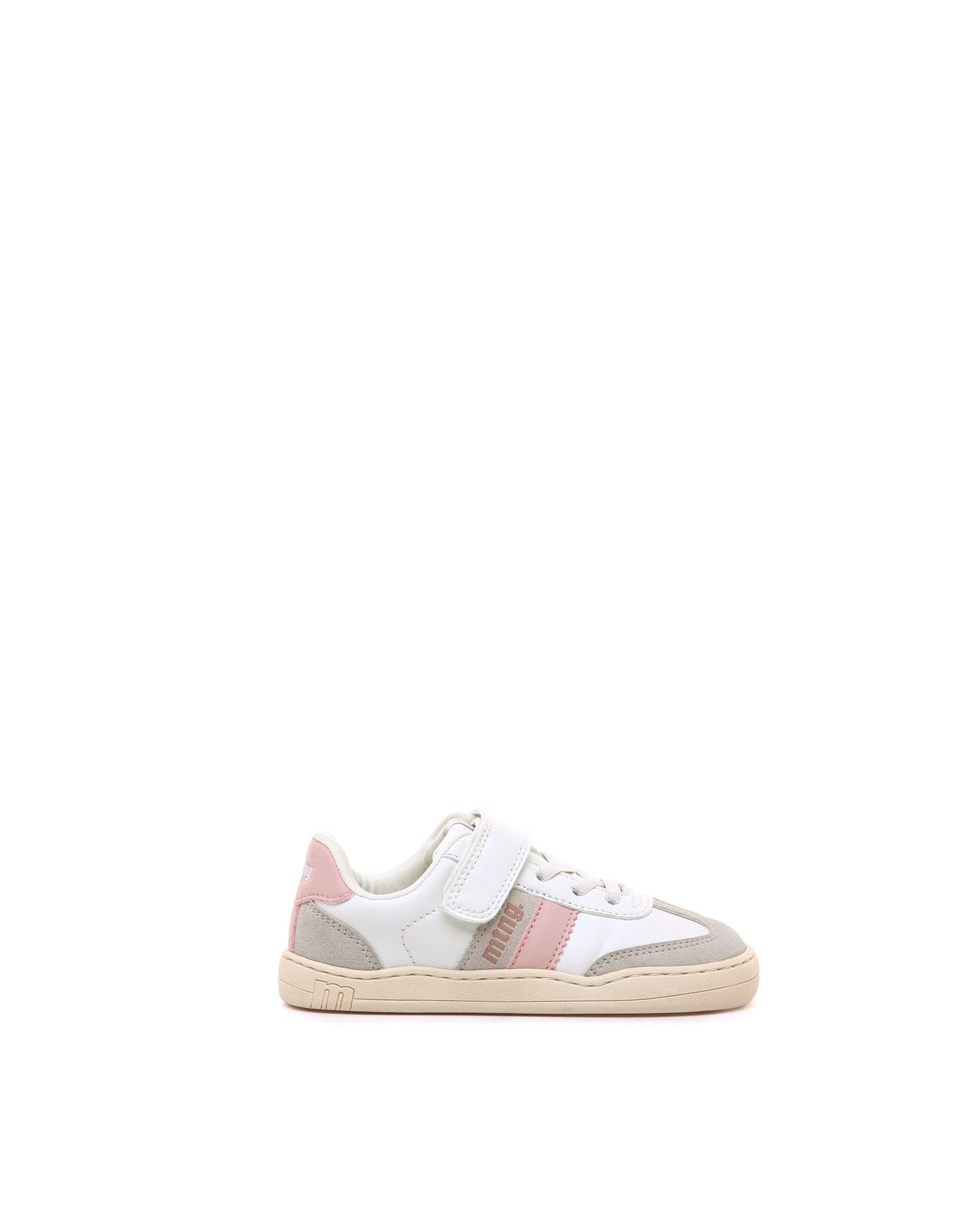 Zapatillas deportivas para niños con piso barefoot - Mustang - Blanco / Rosa Blanco / Rosa-1