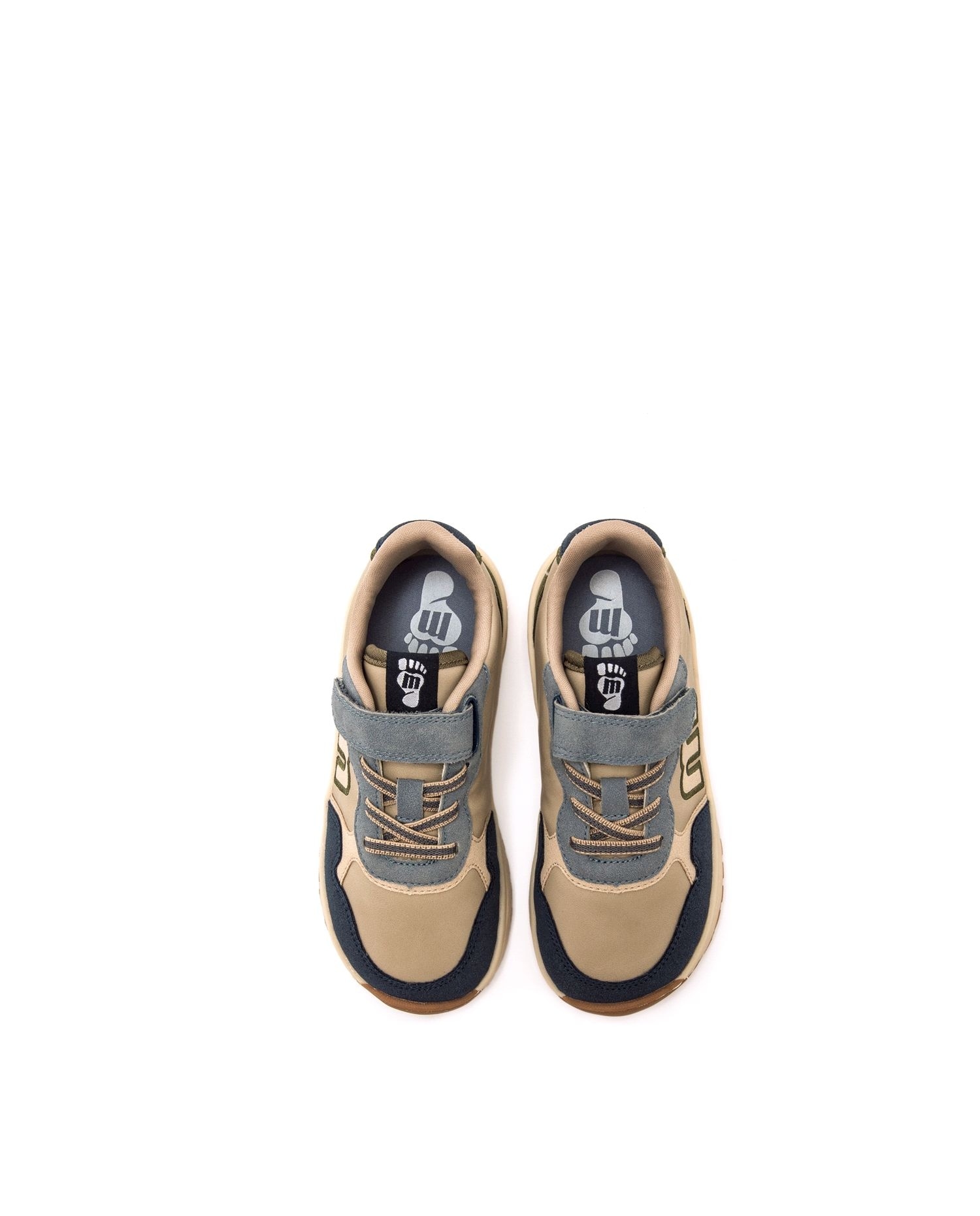 Zapatillas deportivas para niños con piso barefoot - Kaki Kaki-2