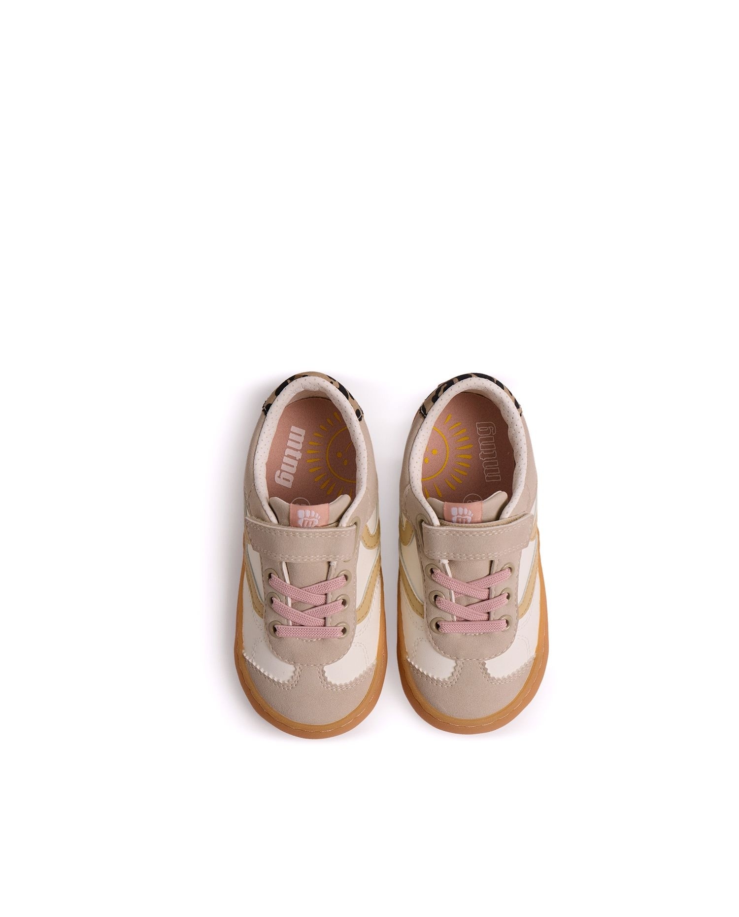 Zapatillas de niña estilo bamba con cierre adherente - Mustang - Blanco Blanco-2