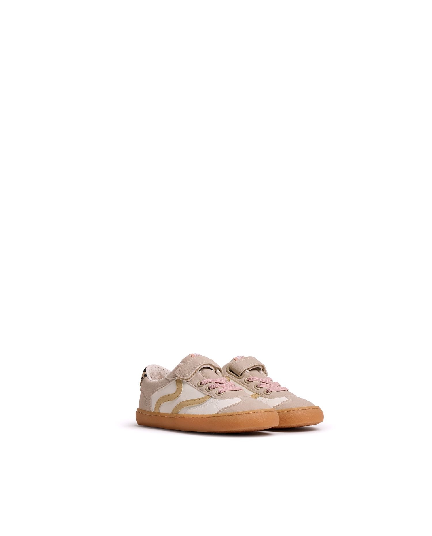 Zapatillas de niña estilo bamba con cierre adherente - Mustang - Blanco Blanco-4