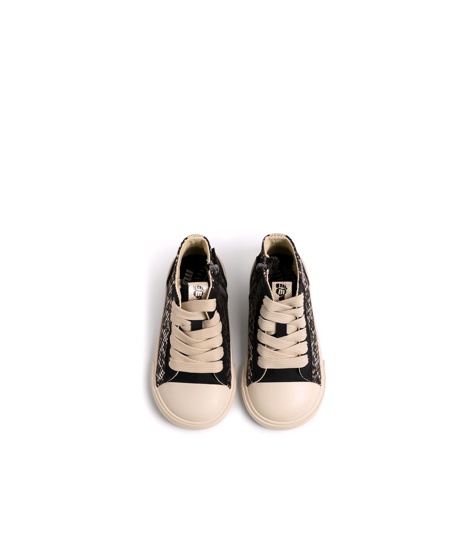 Imagen 2 de Zapatillas altas para niña con estampados - Mustang - Negro Negro