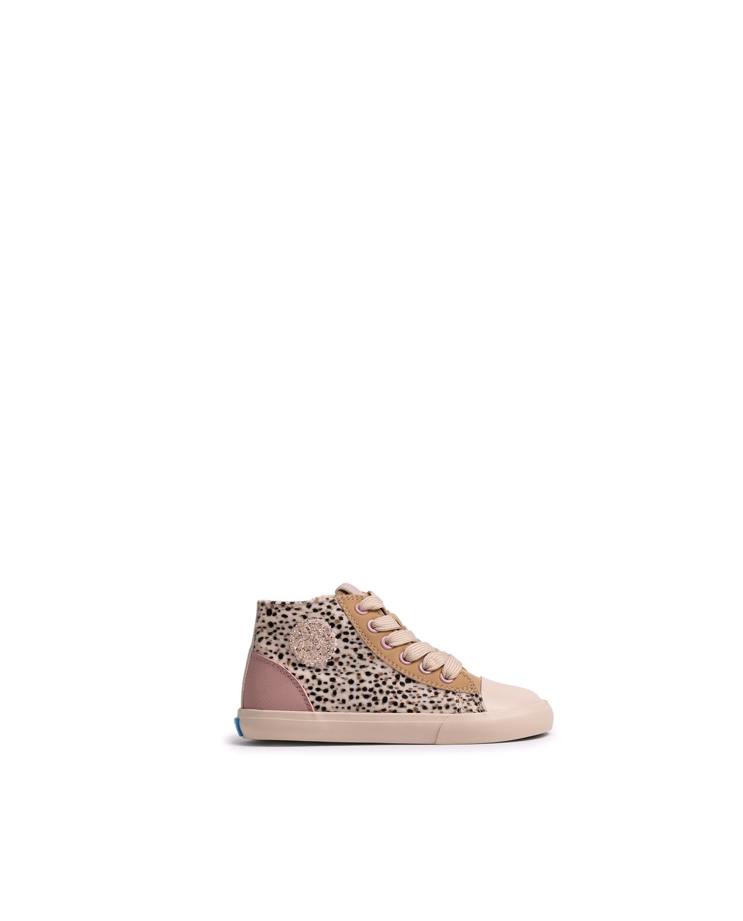 Imagen 1 de Zapatillas altas para niña con estampados - Mustang - Rosa Rosa