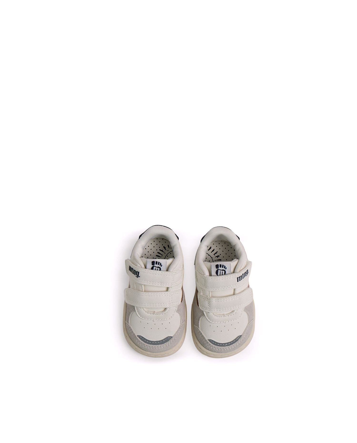 Imagen 2 de Zapatillas deportivas de bebés con piso barefoot - Mustang - Blanco Blanco