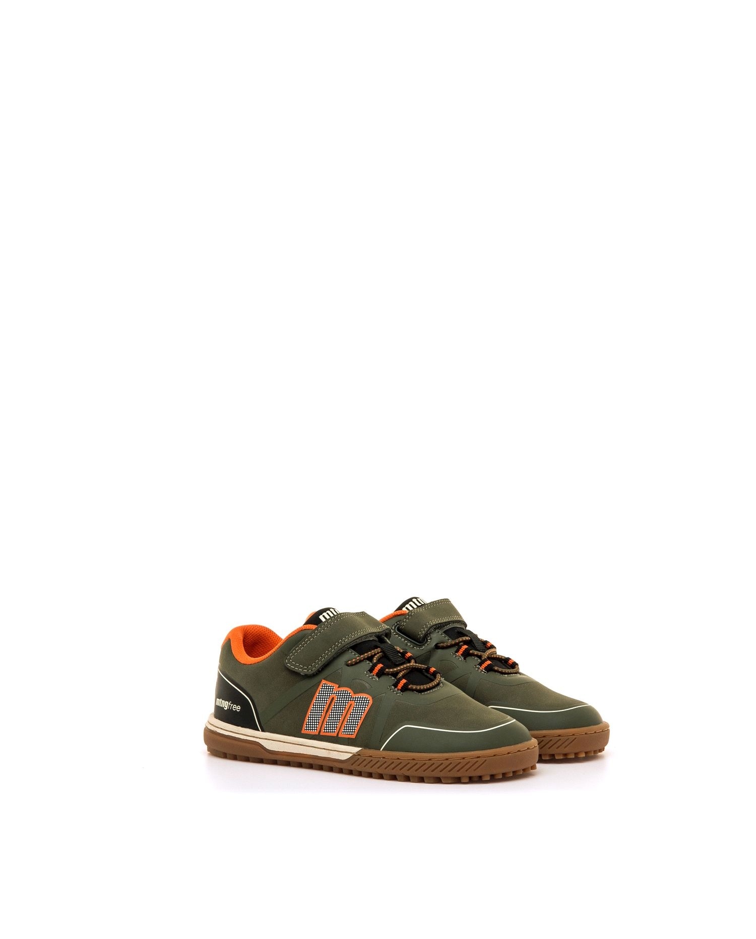 Zapatillas deportivas de niños estilo futbol - Mustang - Verde Verde-4